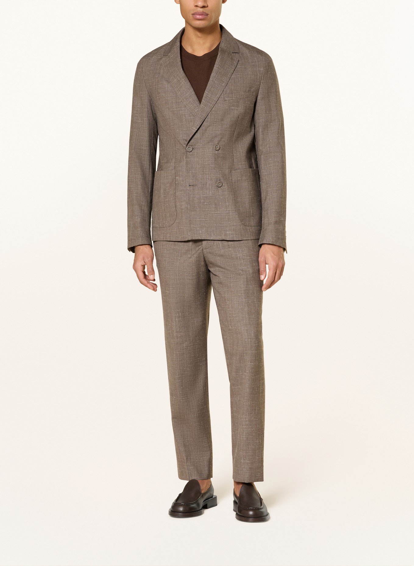 Officine Générale Sakko LEON Slim Fit: TAUPE