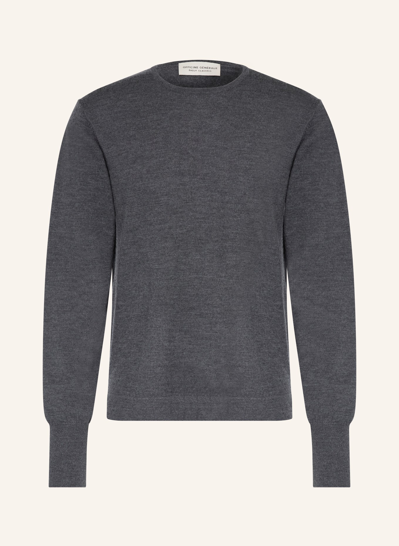 Officine Générale NINA sweater: DARK GRAY