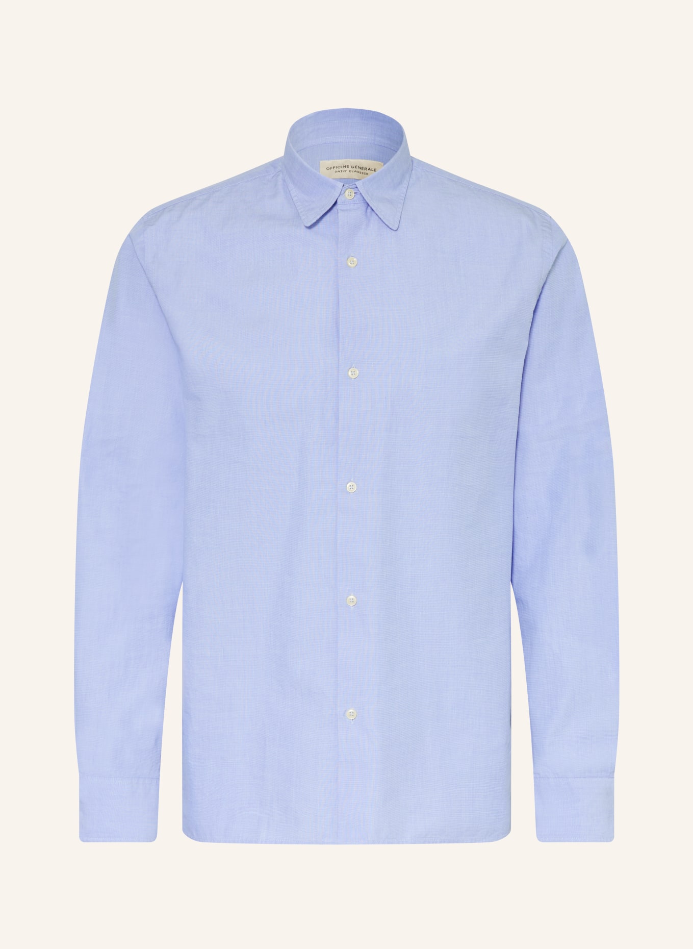 Officine Générale Comfort Fit Shirt: LIGHT BLUE