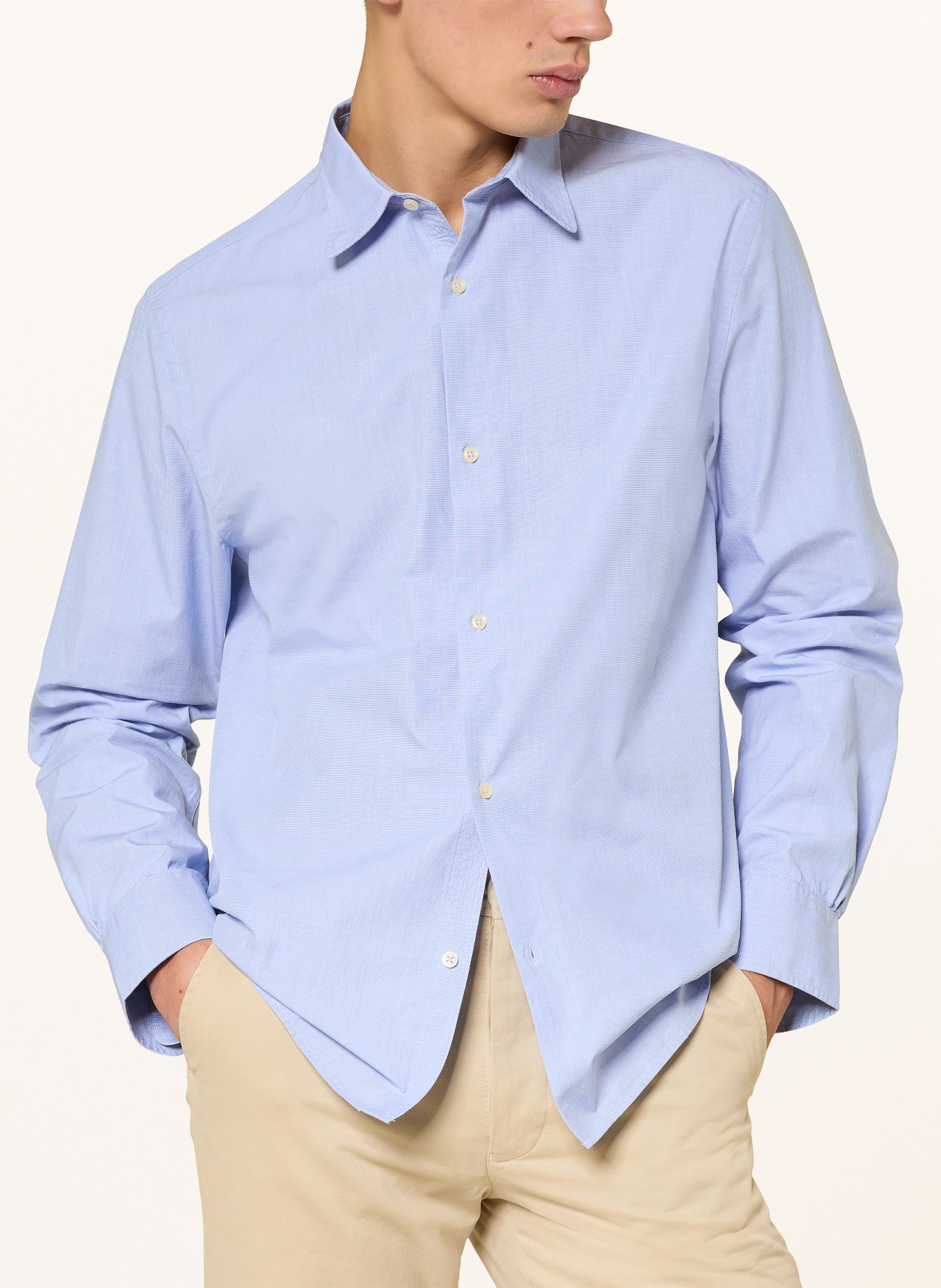Officine Générale Comfort Fit Shirt: LIGHT BLUE