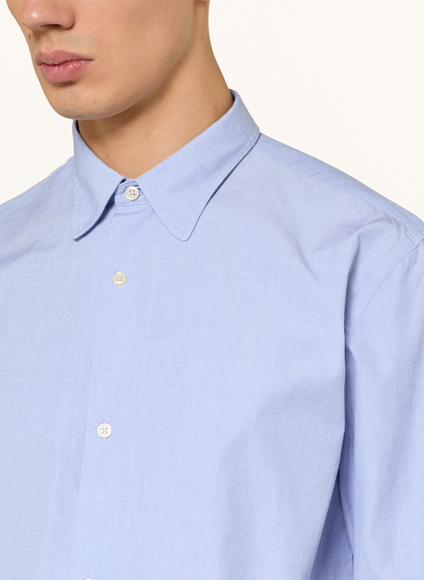Officine Générale Comfort Fit Shirt: LIGHT BLUE