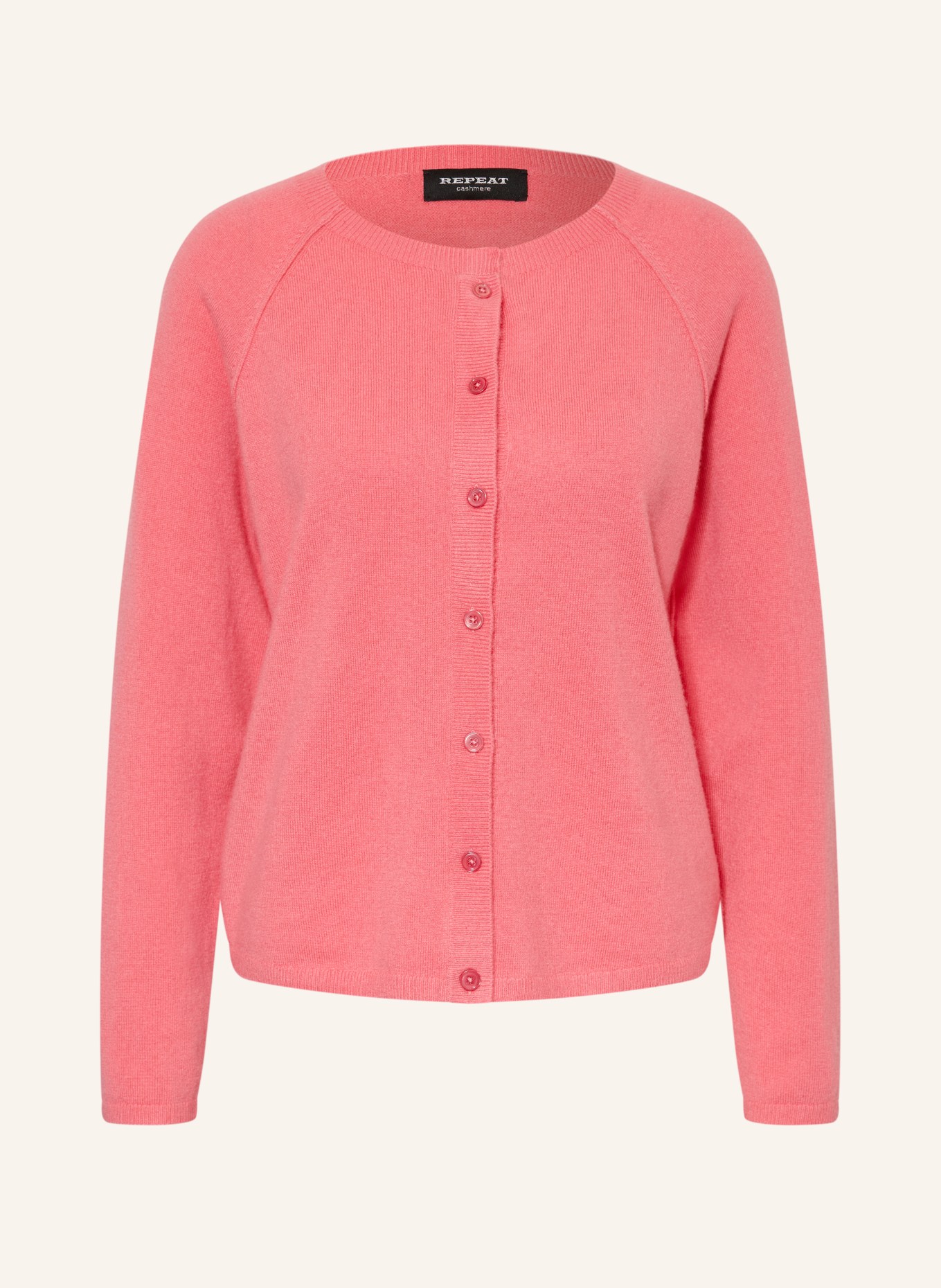 REPEAT Strickjacke aus Cashmere: PINK