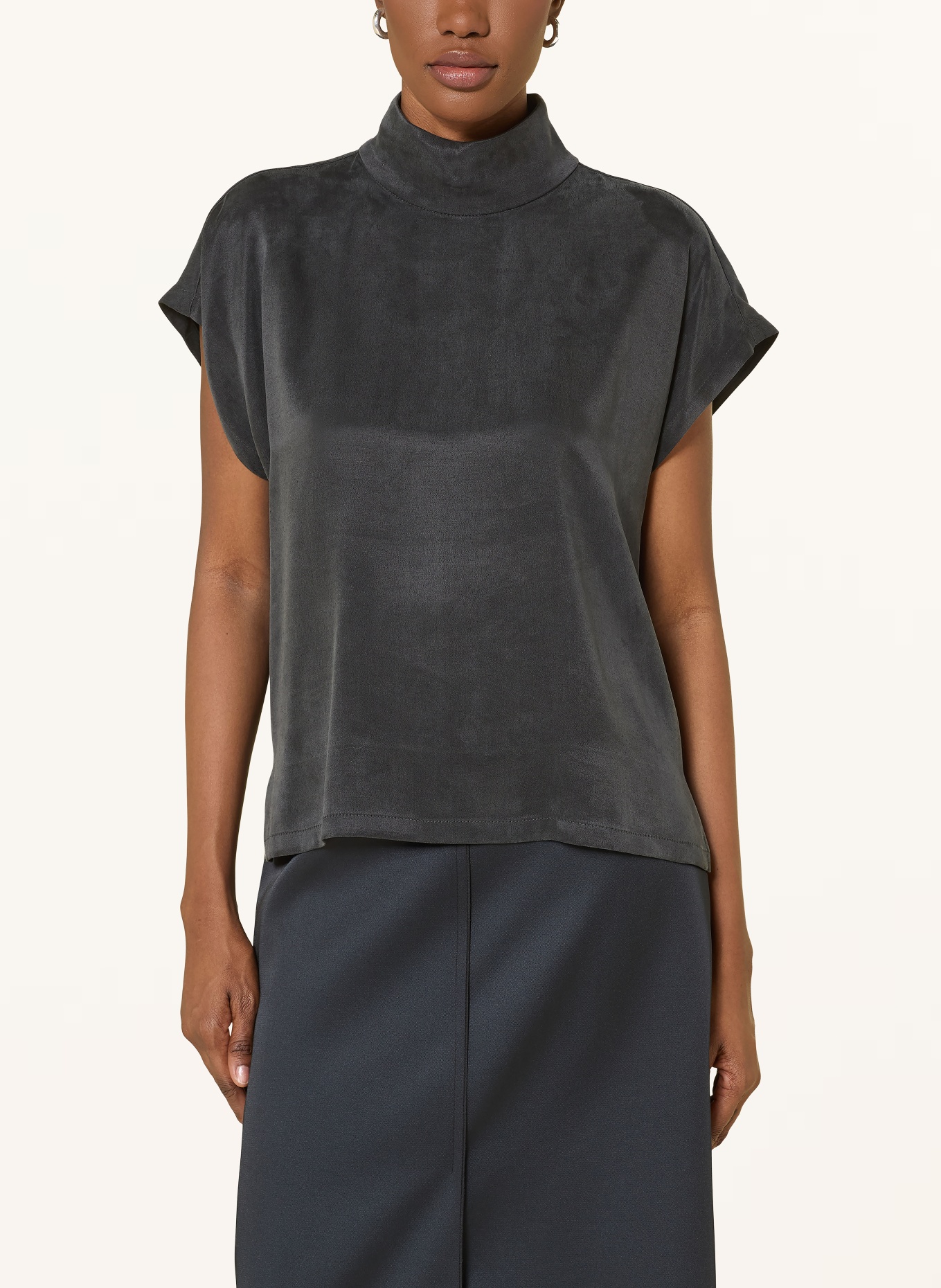 DRYKORN Blůza ALARIA_1: TMAVĚ ŠEDÁ