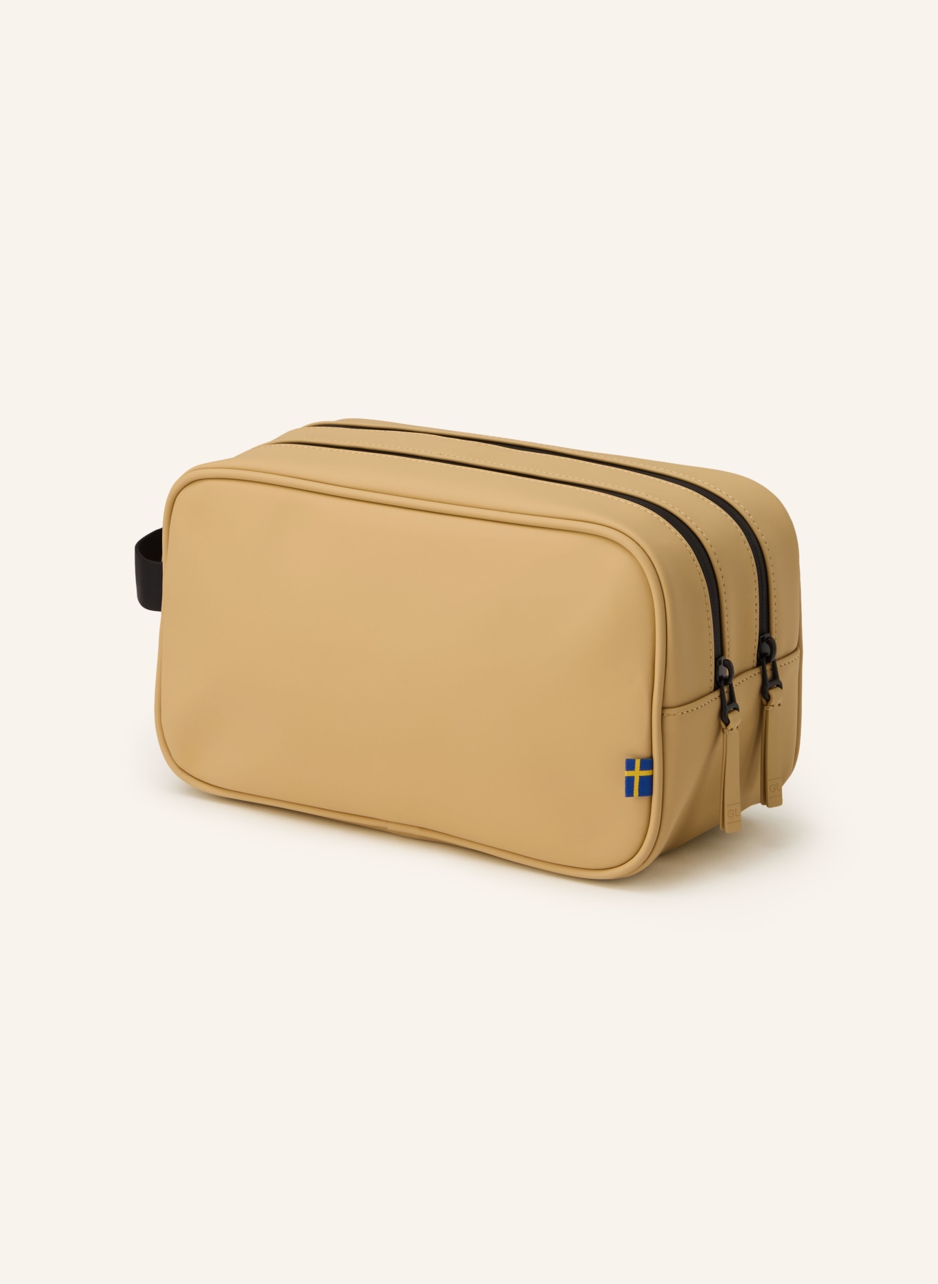 GASTON LUGA Kulturtasche SPLÄSH: HELLBRAUN