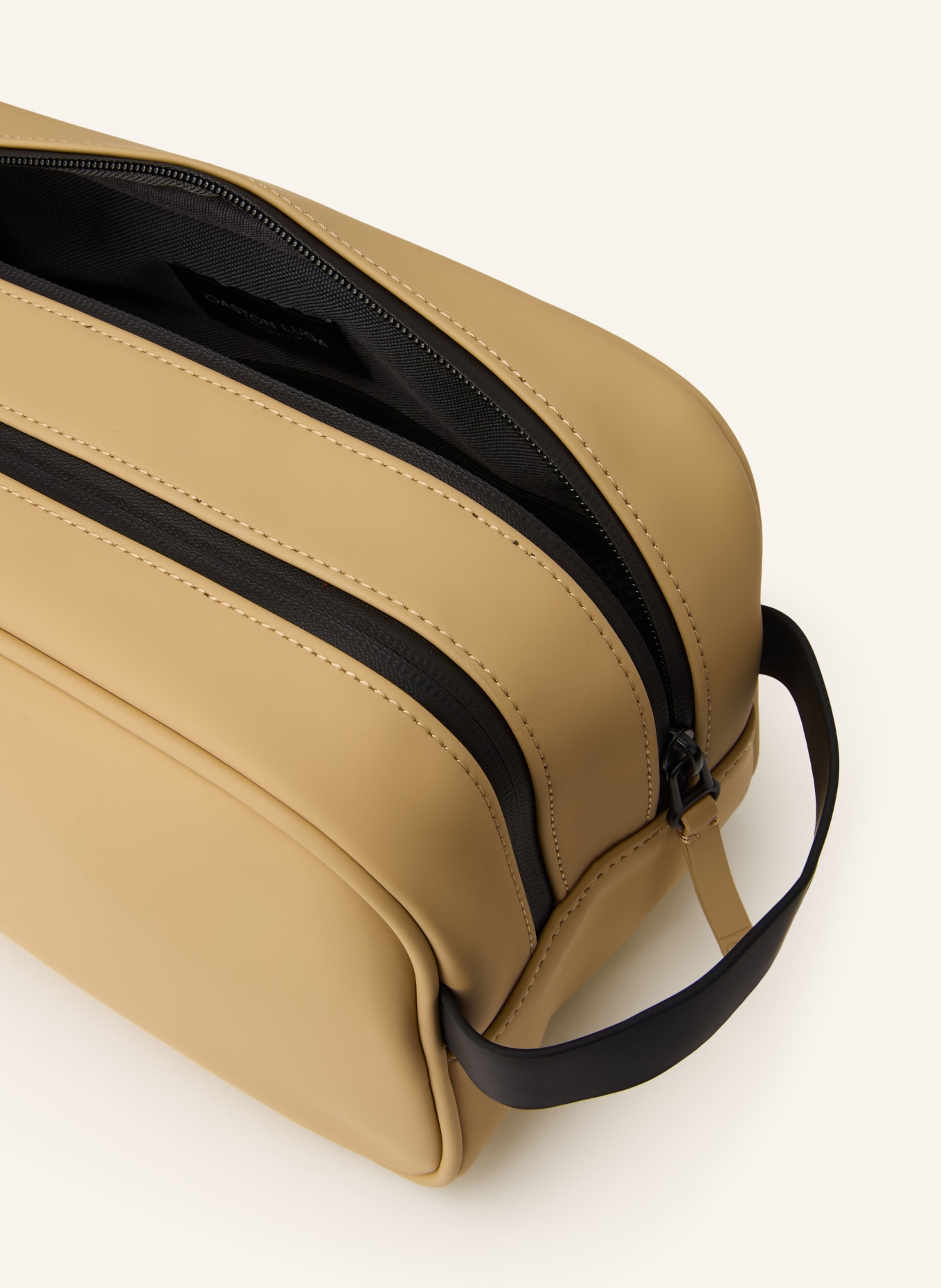 GASTON LUGA Kulturtasche SPLÄSH: HELLBRAUN