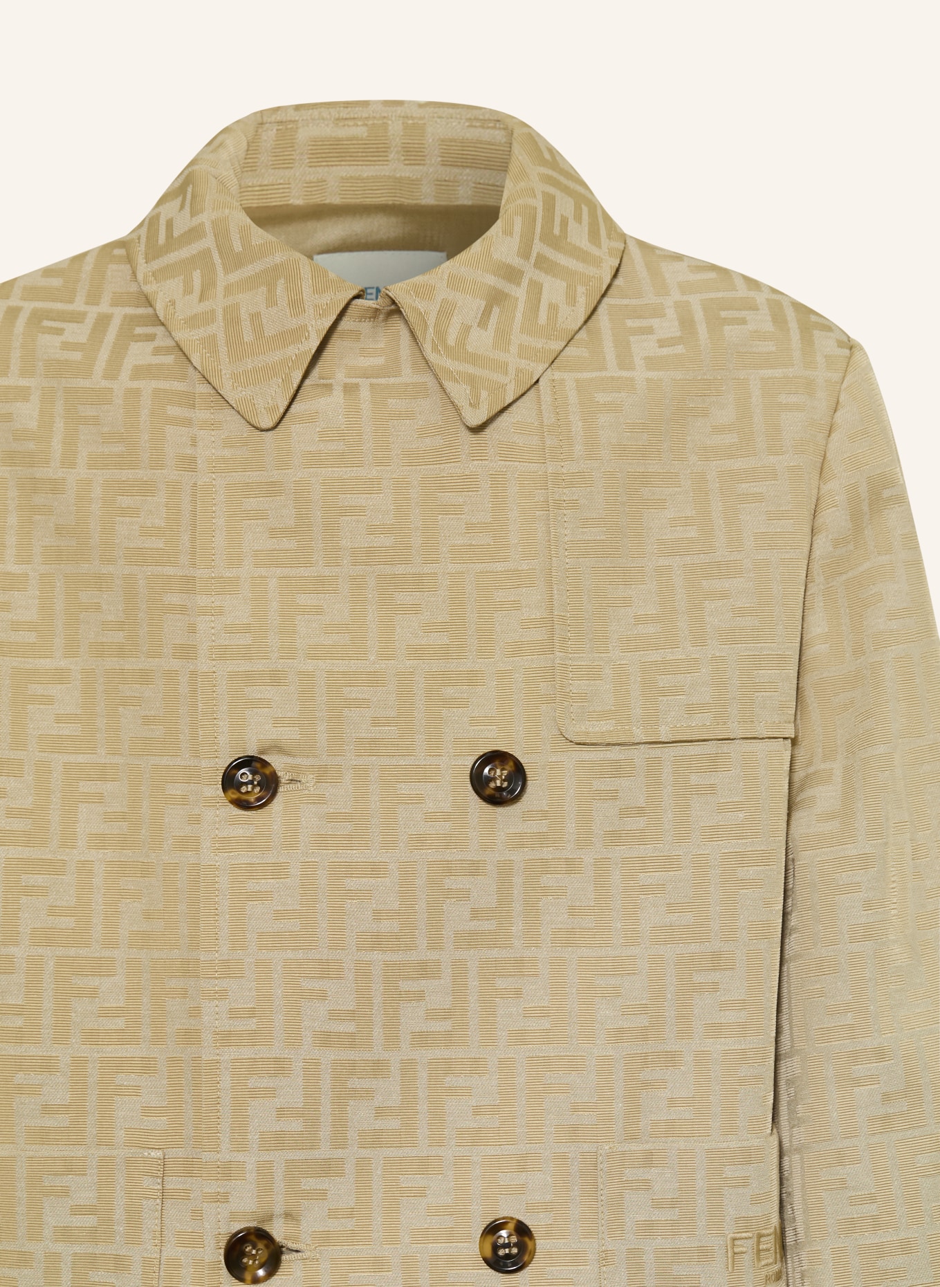 FENDI Cabanjacke: HELLBRAUN / BEIGE