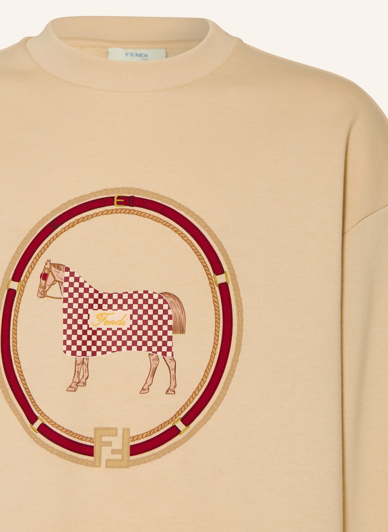 FENDI bluza: BEŻOWY