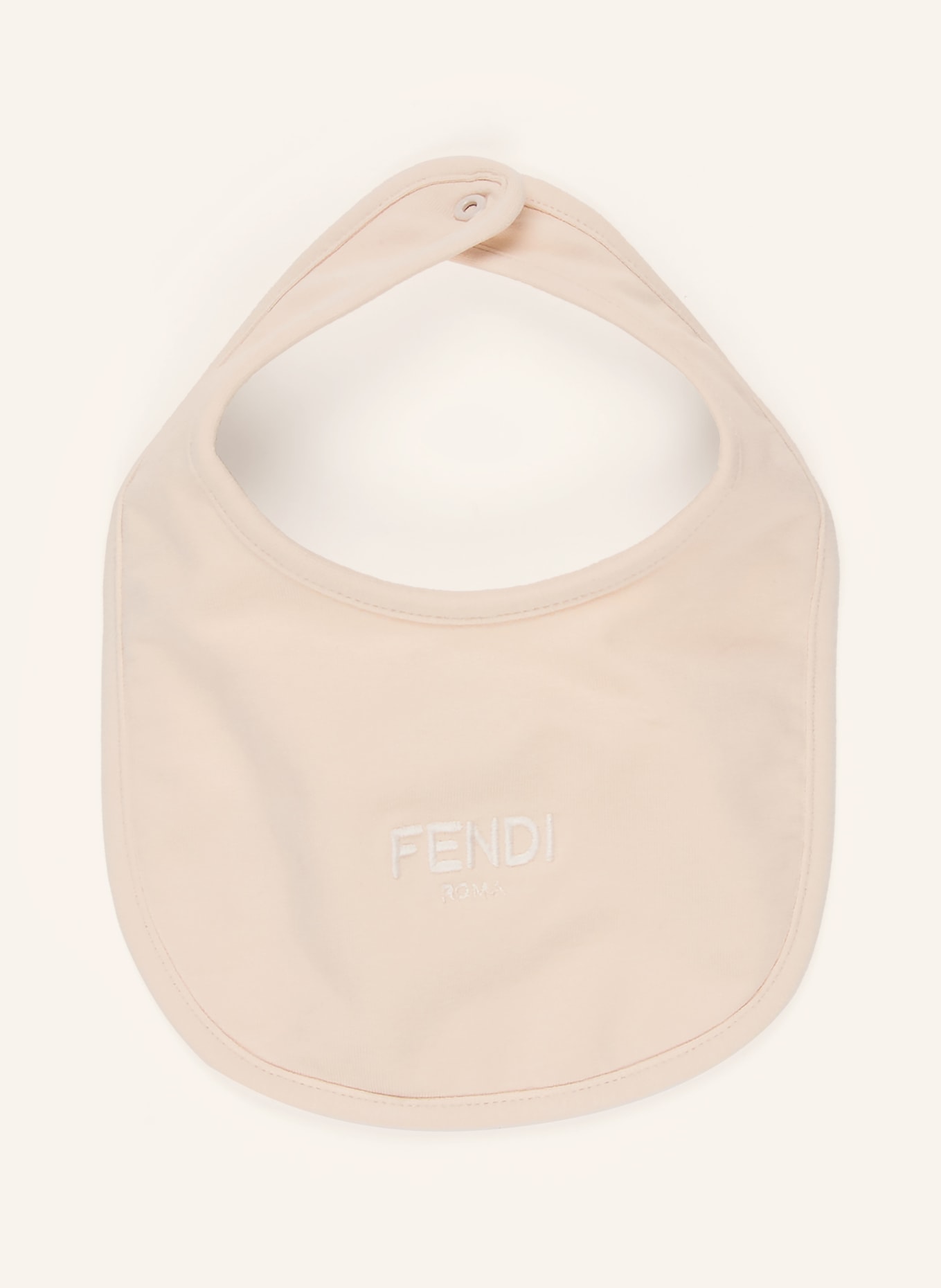 FENDI Set: Strampler, Mütze und Latz: CREME / BEIGE