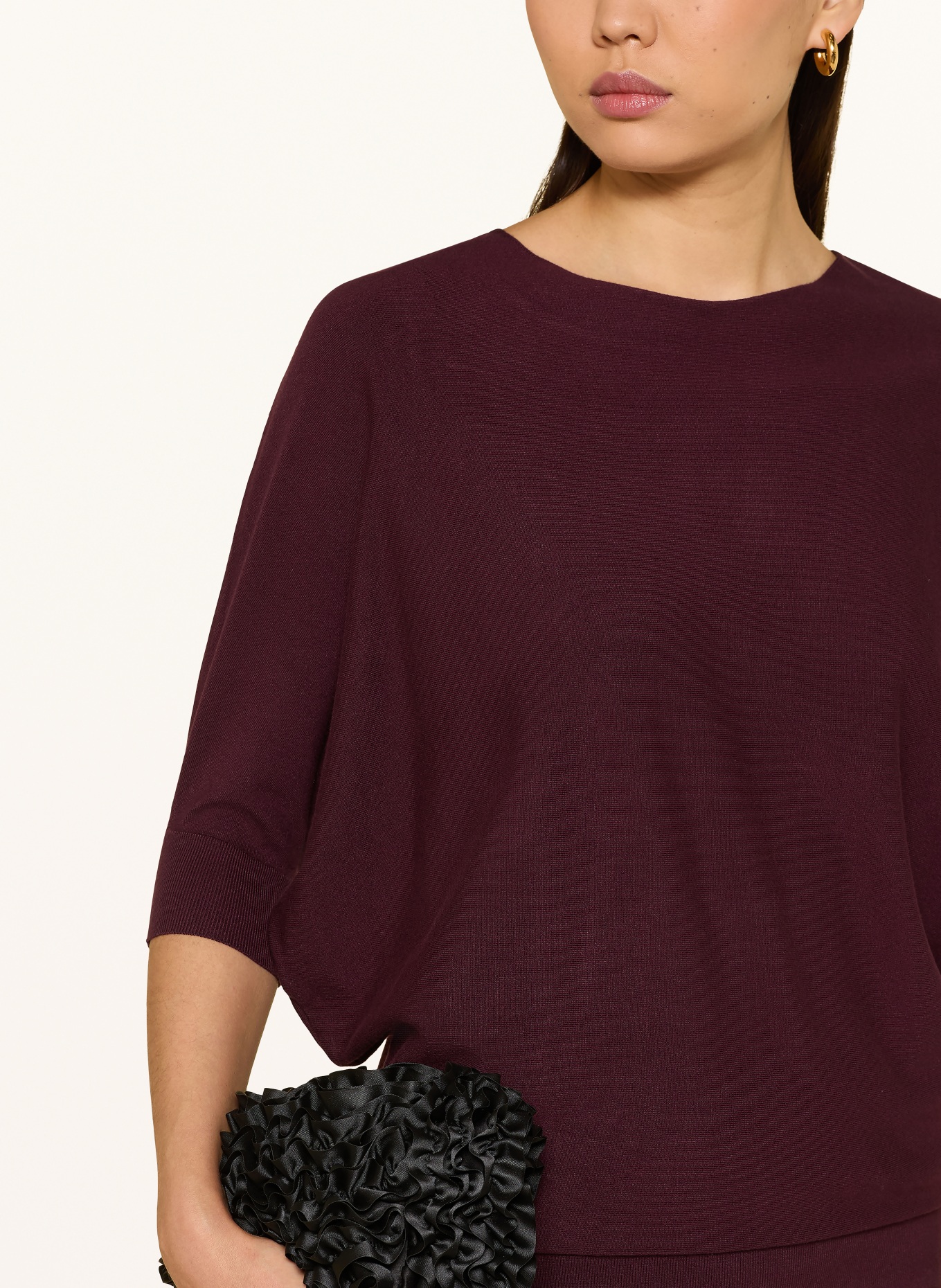 Phase Eight Knit dress BECCA: DARK RED