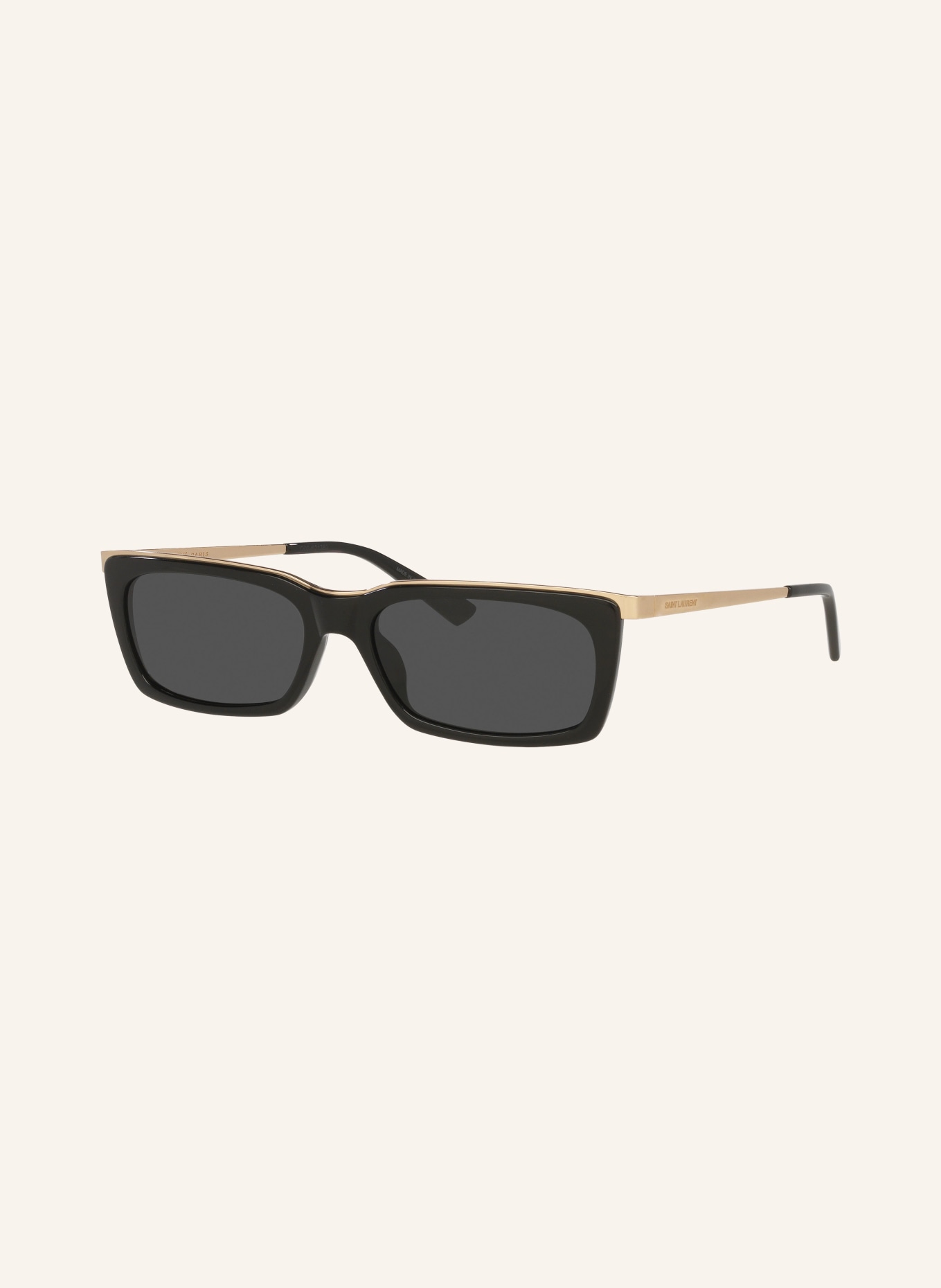 SAINT LAURENT Sonnenbrille YS000663: YS000663 - SCHWARZ GOLD/ GRAU