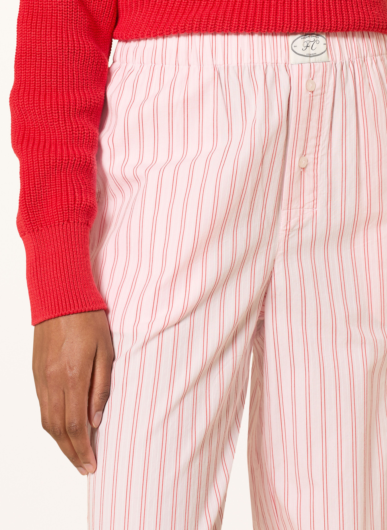 FABIENNE CHAPOT Pantalon Marlène AXEL: ROSE / ROUGE / BLANC