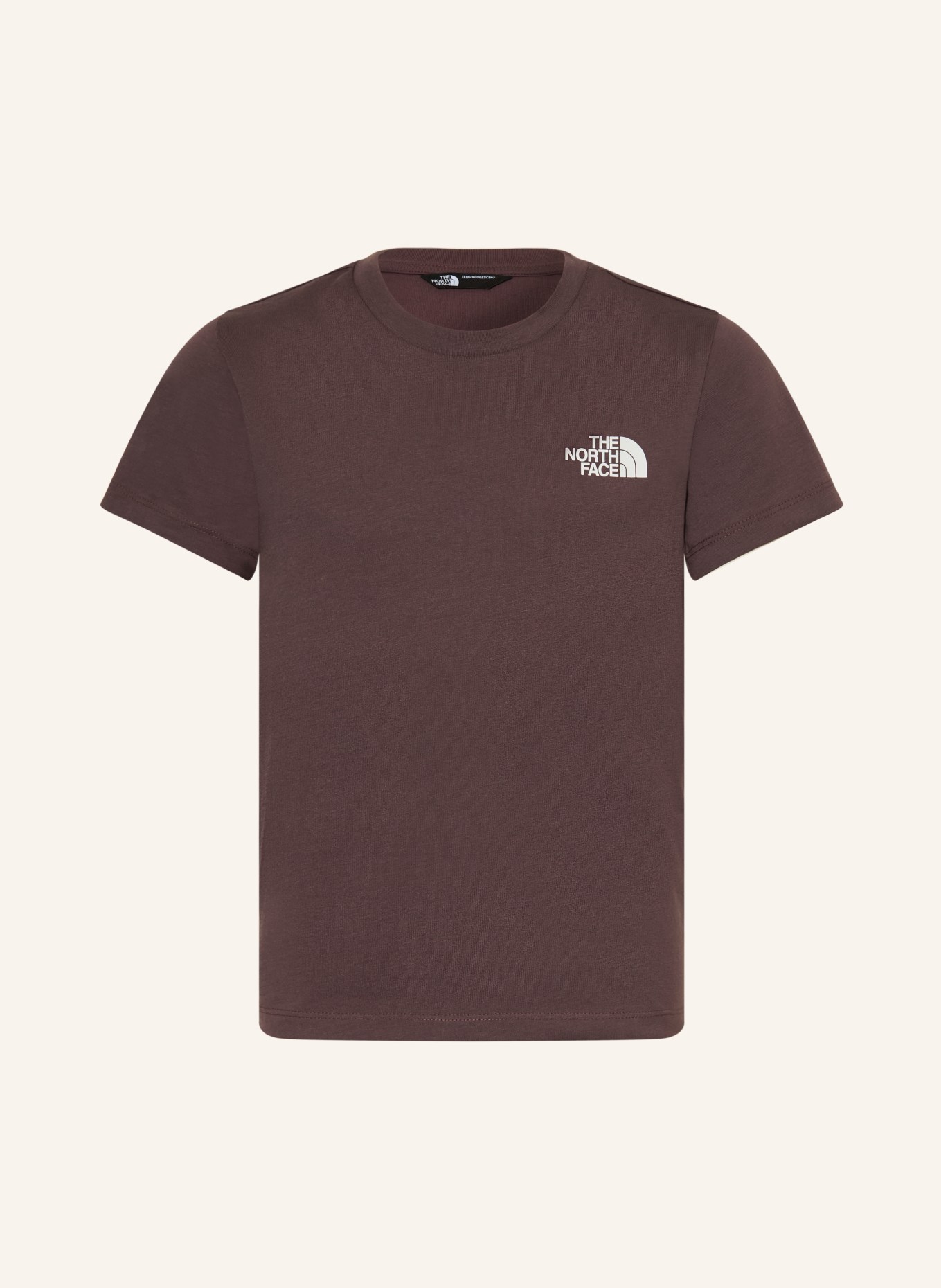 THE NORTH FACE T-Shirt: BRAUN