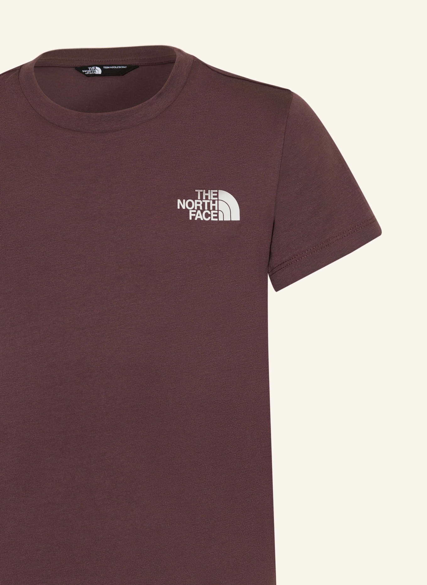 THE NORTH FACE T-Shirt: BRAUN