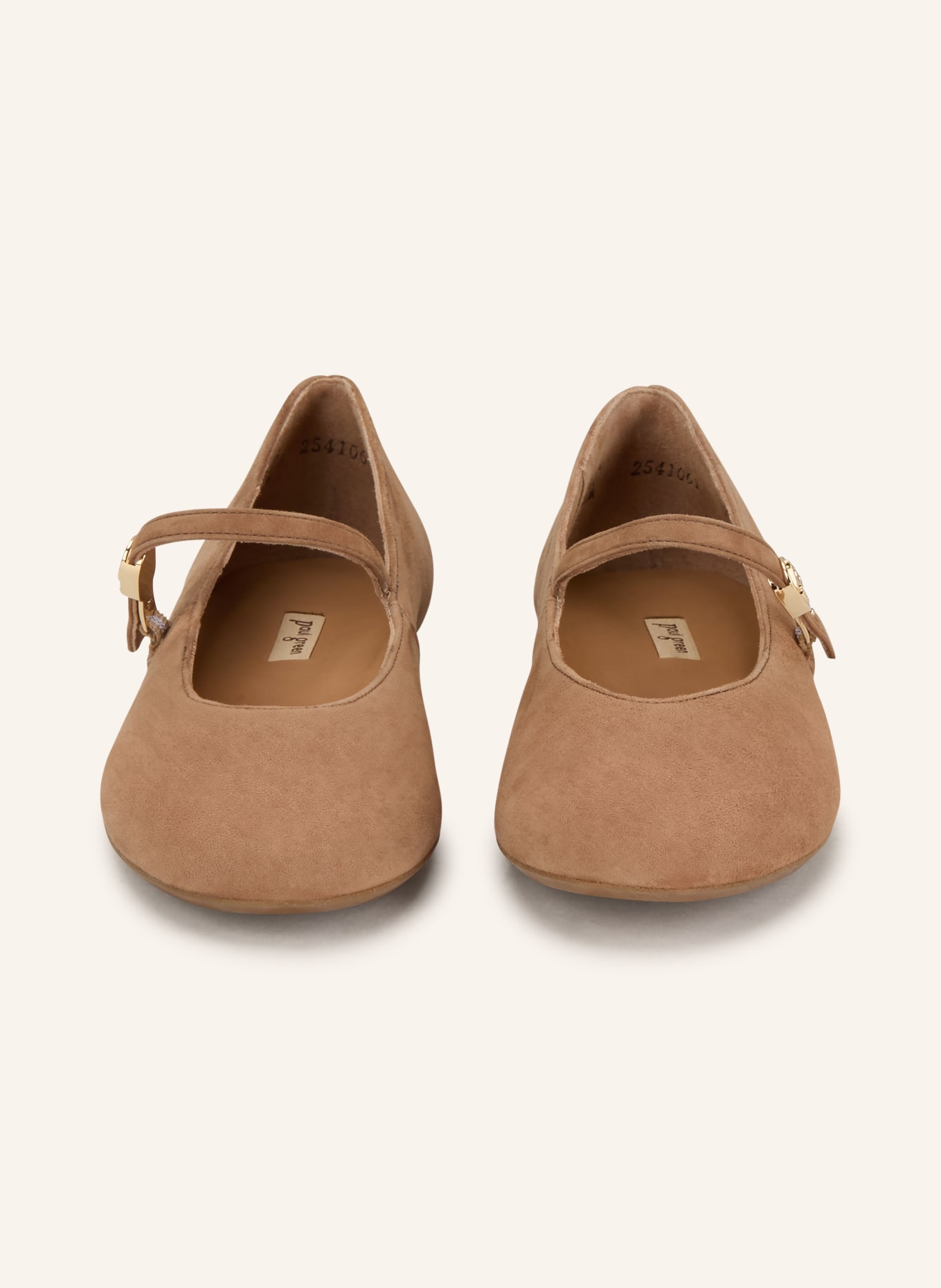 paul green Baleriny Mary Jane: CAMELOWY