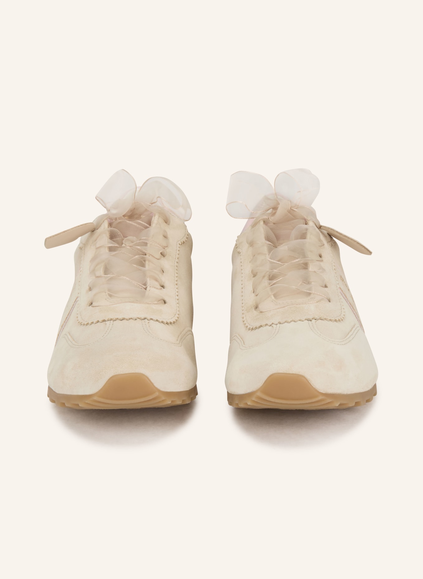 paul green sneaker: BEIGE / LIGHT PINK