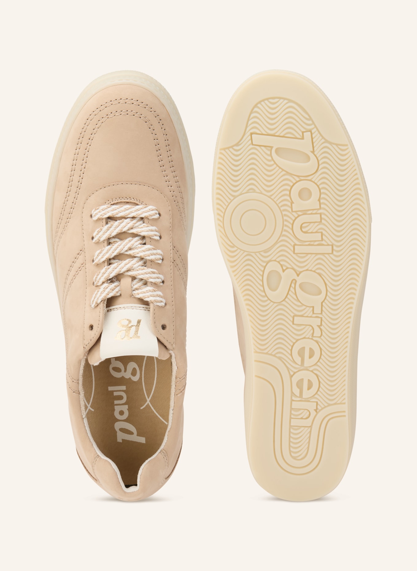 paul green sneaker: BEIGE