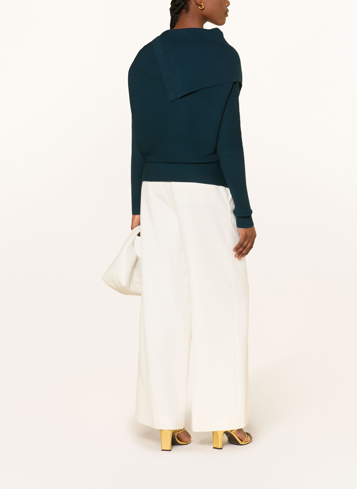 REISS Pullover LEXI: DUNKELGRÜN