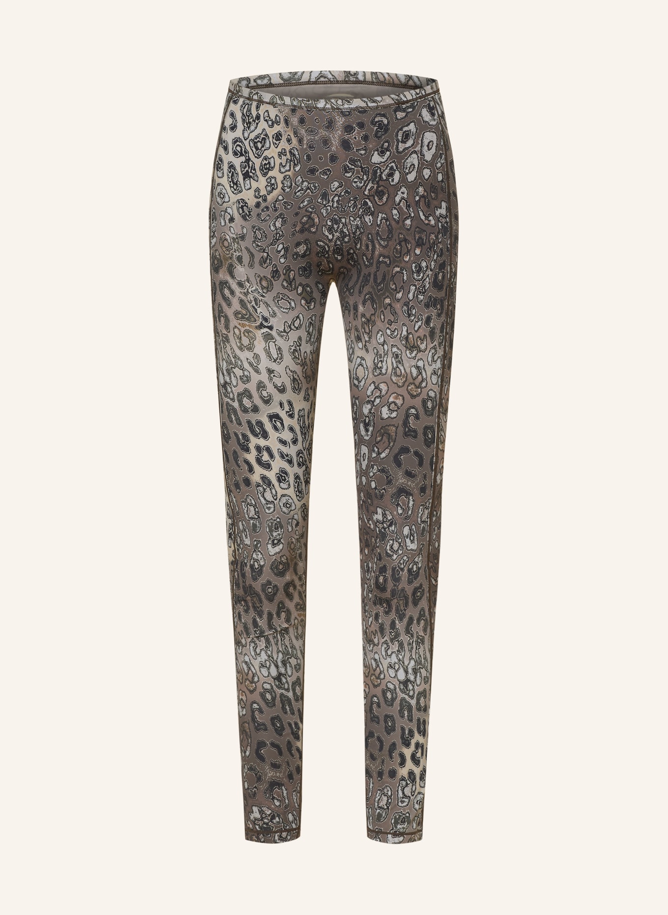 DIESEL Leggings MEREDITH-UTLT: TAUPE / NOIR