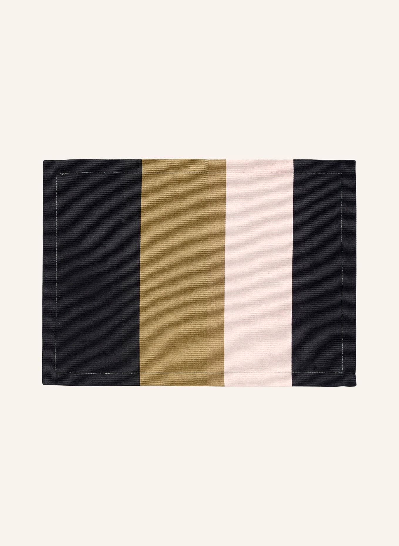 marimekko 4er-Tischset HENNIKA: ROSÉ / TAUPE / SCHWARZ