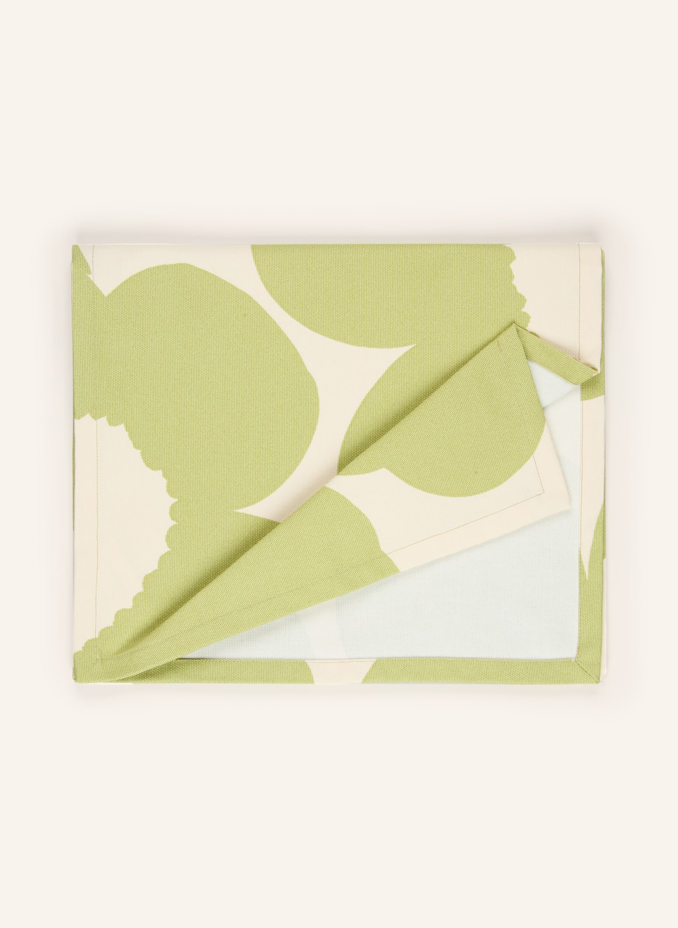 marimekko 2er-Set Läufer ISO UNIKKO: CREME / HELLGRÜN