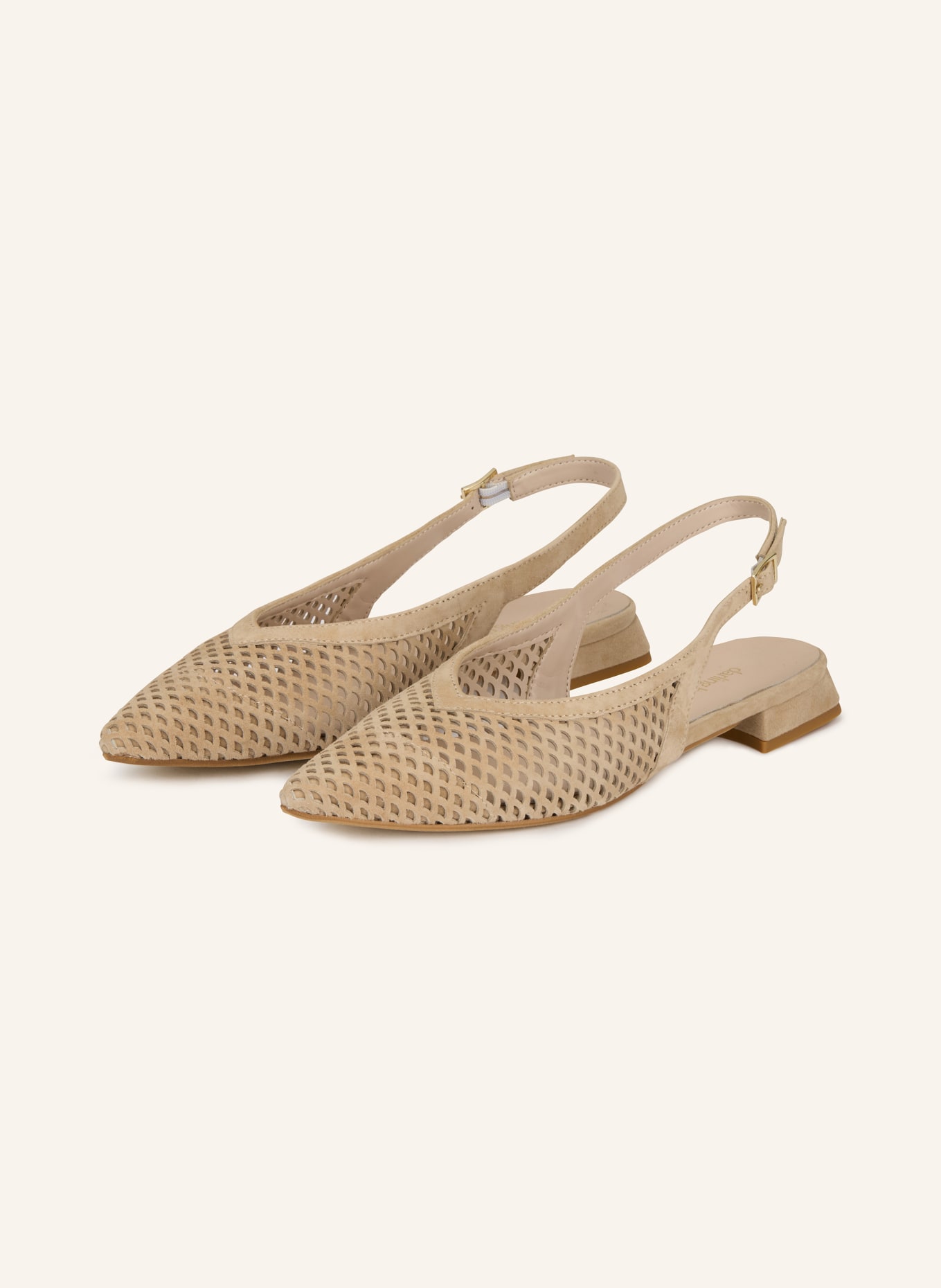 darling harbour Baleriny typu slingback: CAMELOWY