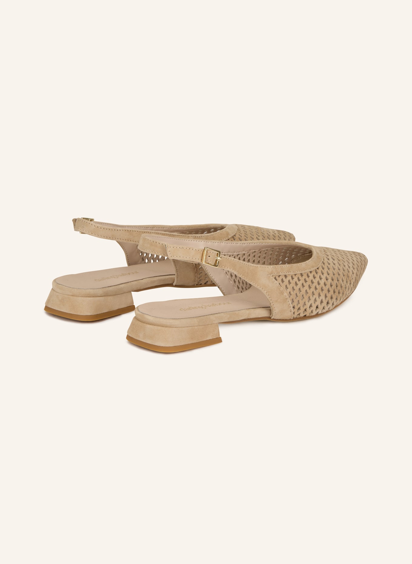 darling harbour Baleriny typu slingback: CAMELOWY