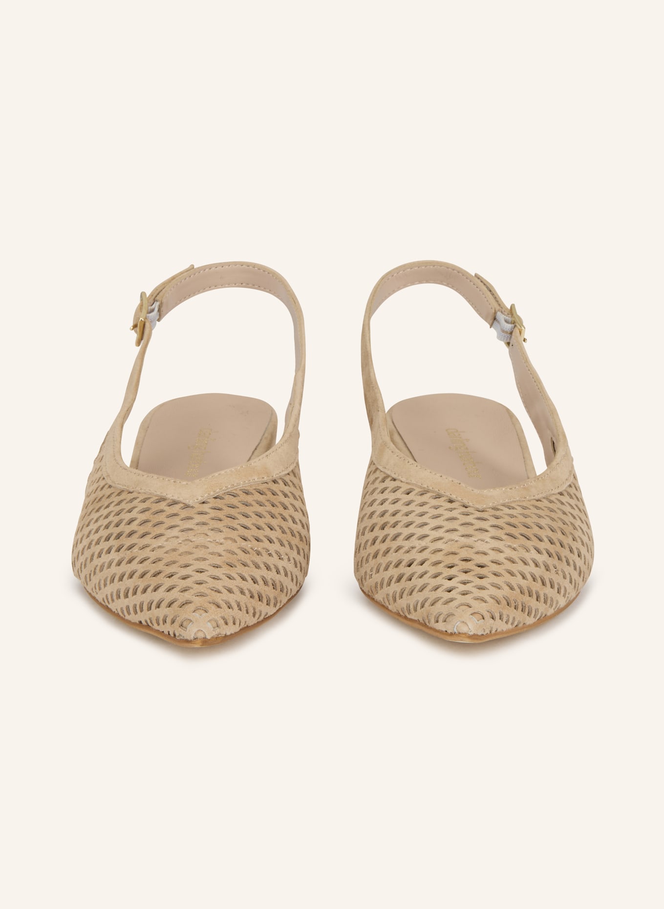 darling harbour Baleriny typu slingback: CAMELOWY