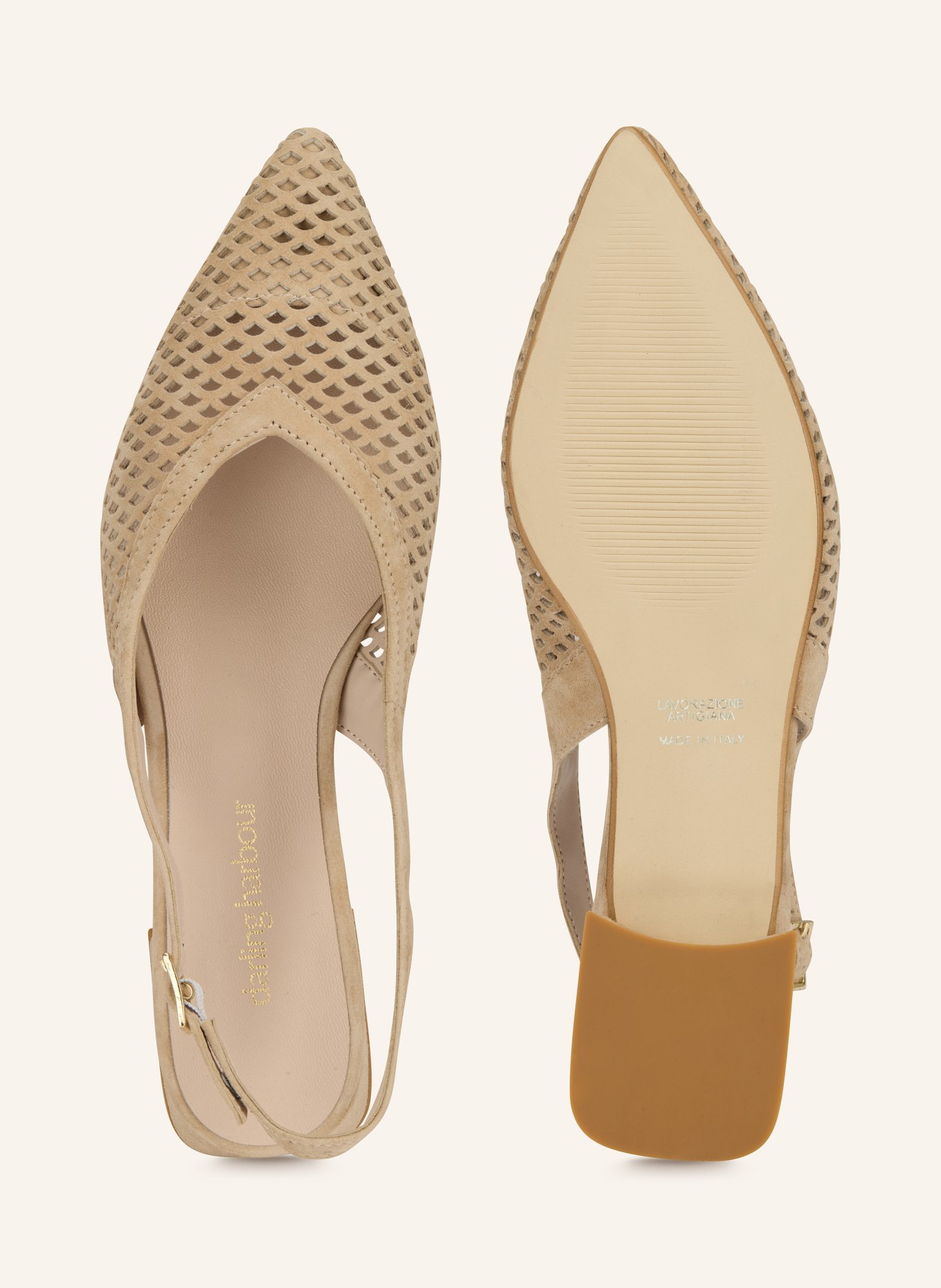 darling harbour Baleriny typu slingback: CAMELOWY