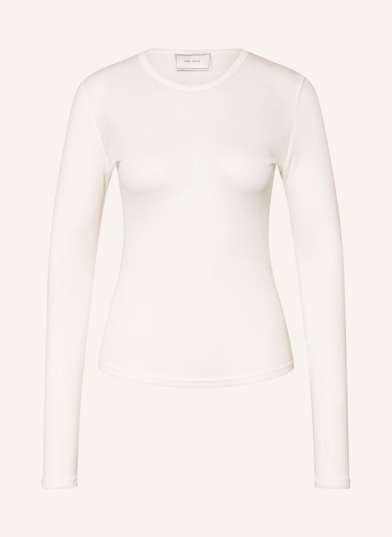NEO NOIR Koszulka z długim rękawem NELLA: BIAŁY