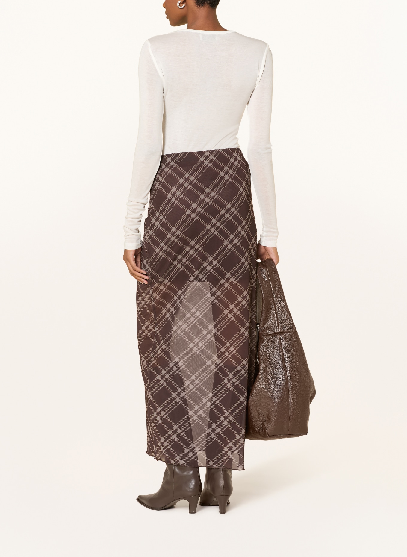 NEO NOIR Koszulka z długim rękawem NELLA: BIAŁY