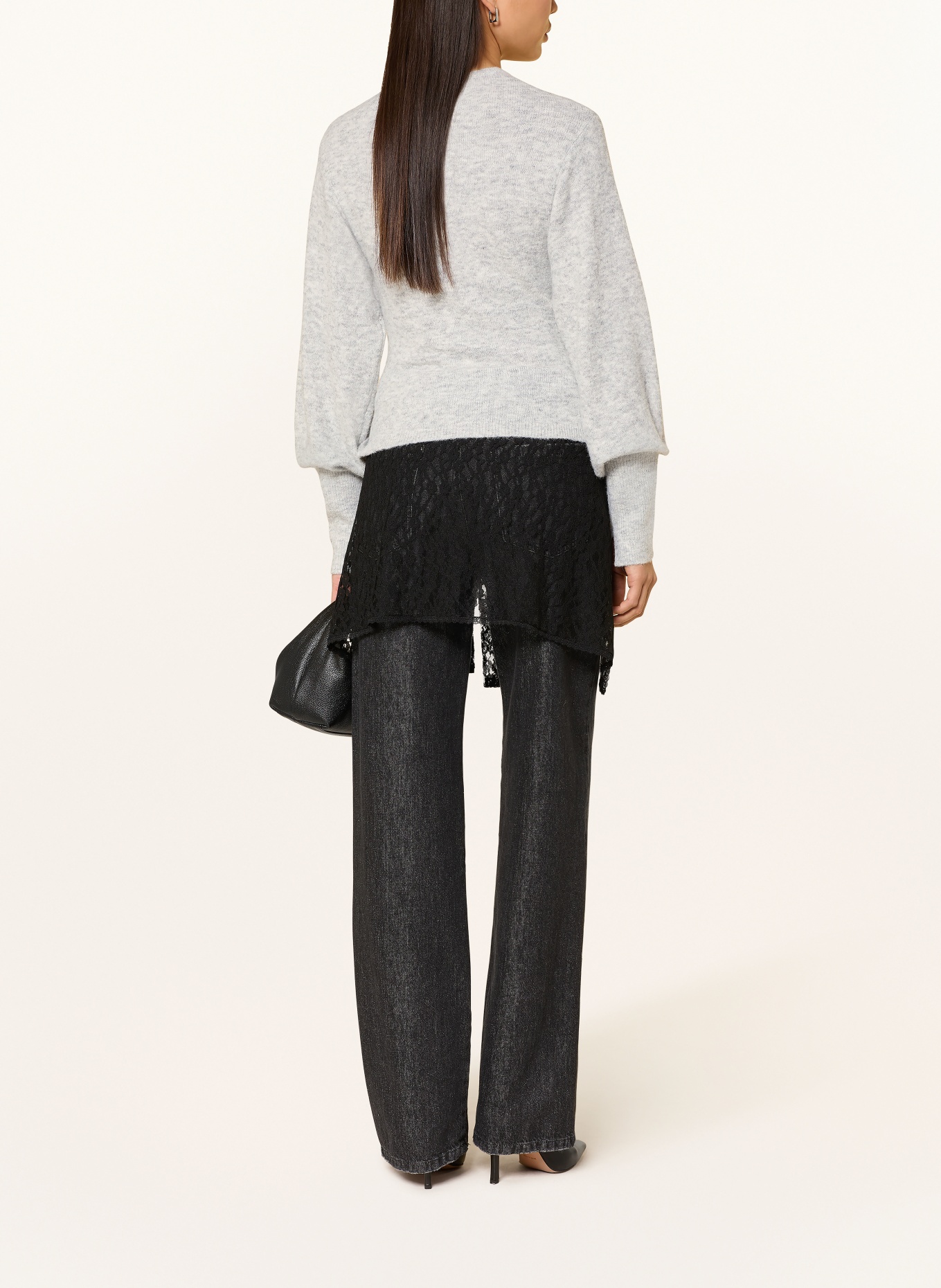 NEO NOIR BRIANO cardigan: GRAY