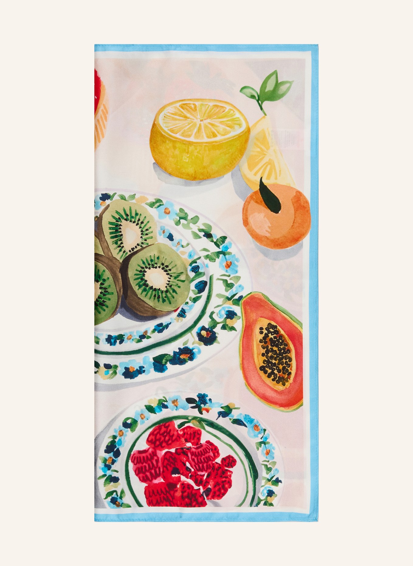 darling harbour silk scarf: MULTICOLOR