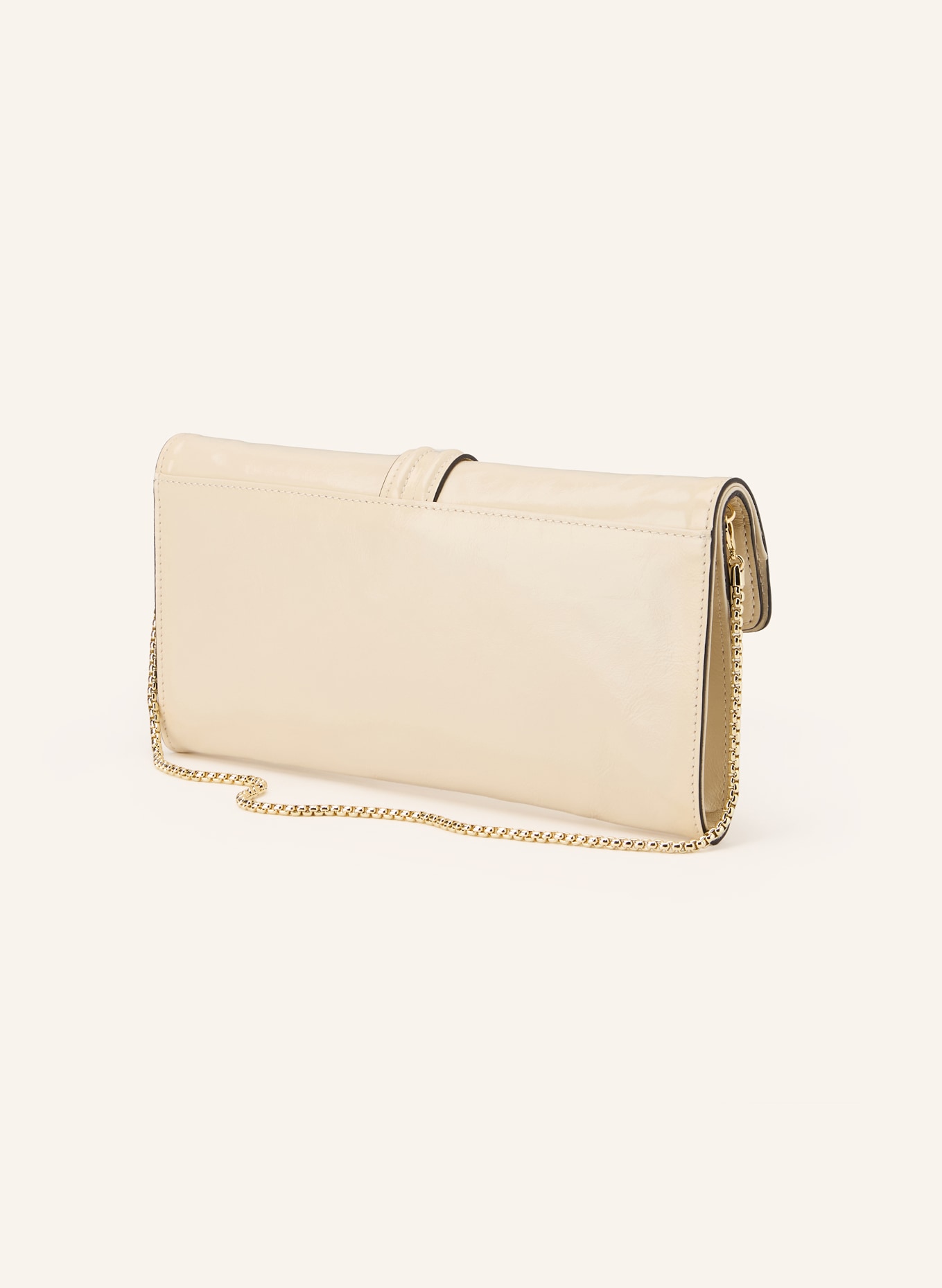 abro Clutch LUNA: ECRU / ZŁOTY