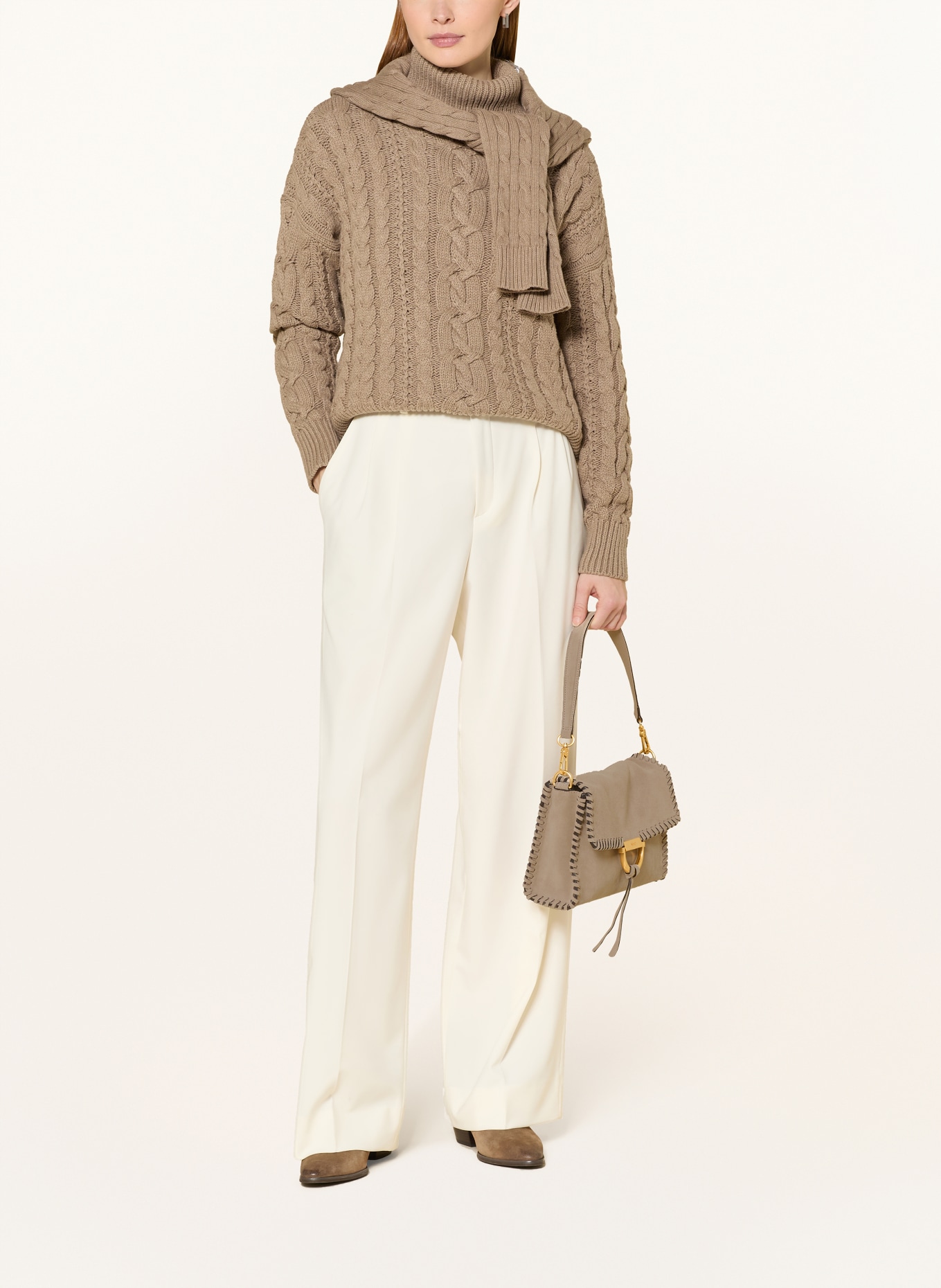 abro Sac à bandoulière TEMI: TAUPE