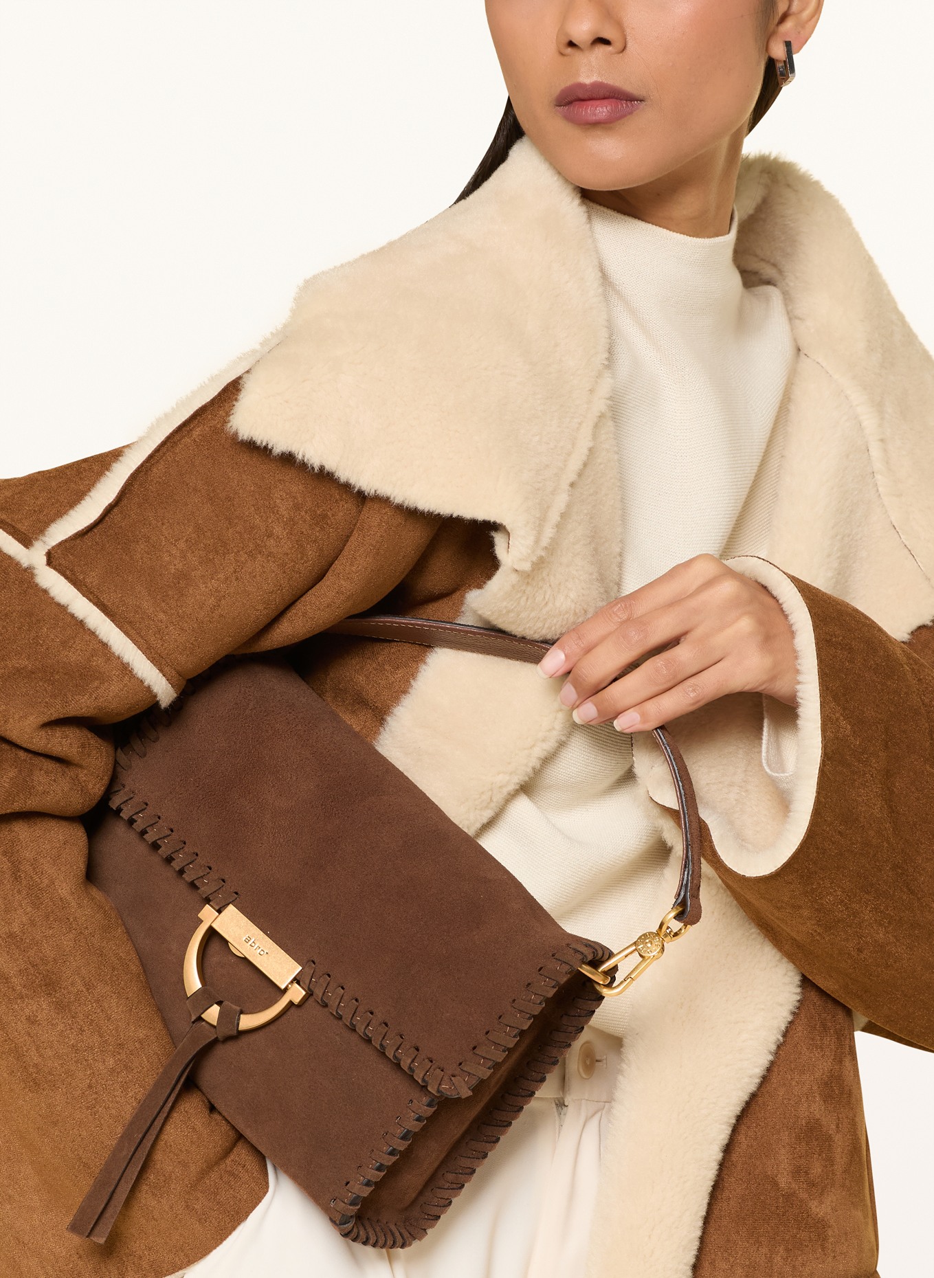 abro Sac à bandoulière TEMI: MARRON