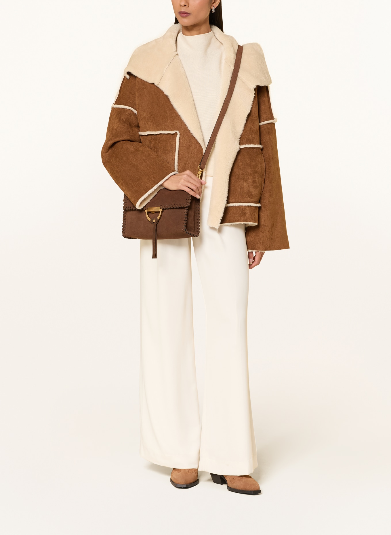 abro Sac à bandoulière TEMI: MARRON