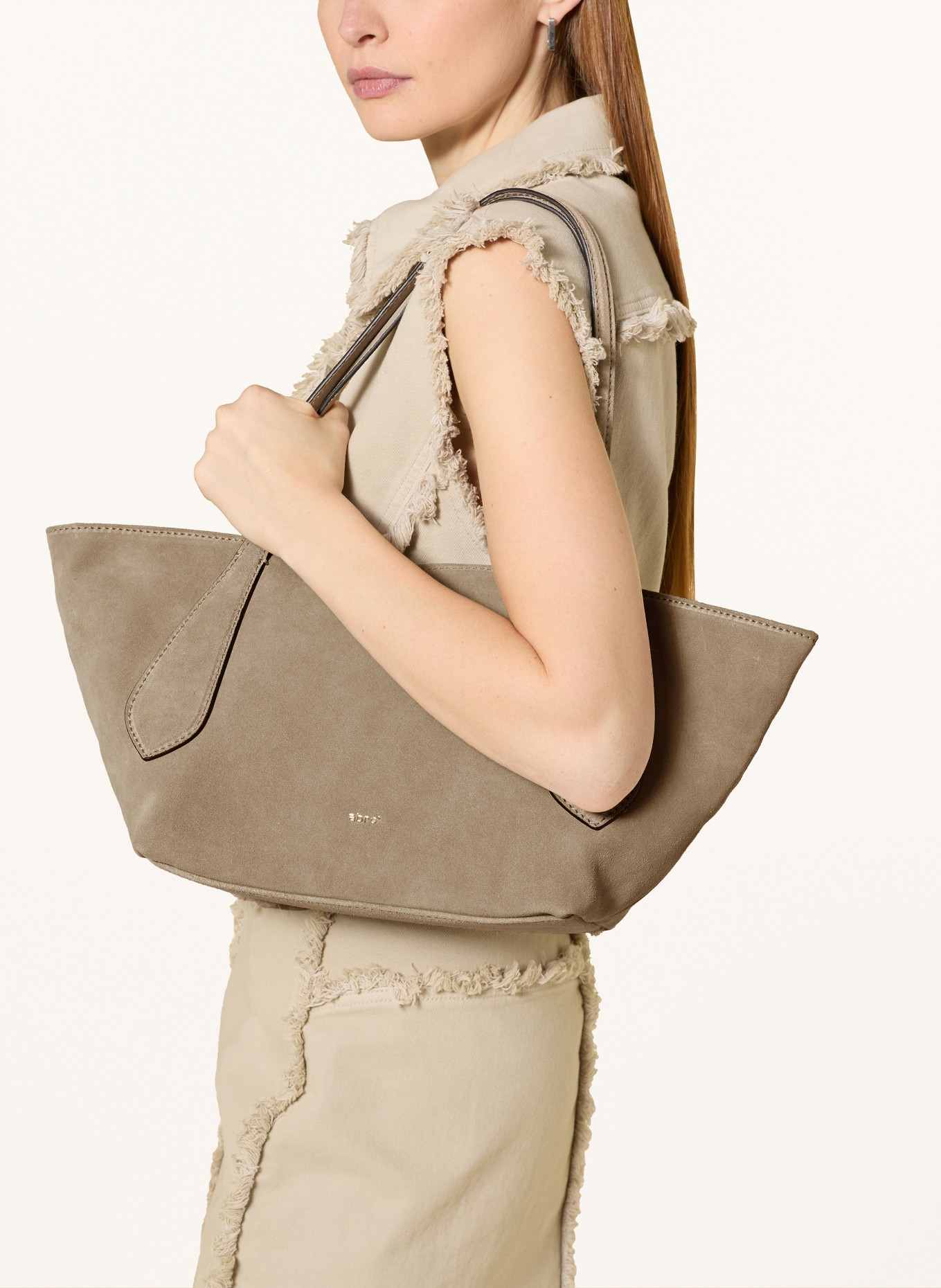 abro Handtas CARINA: TAUPE