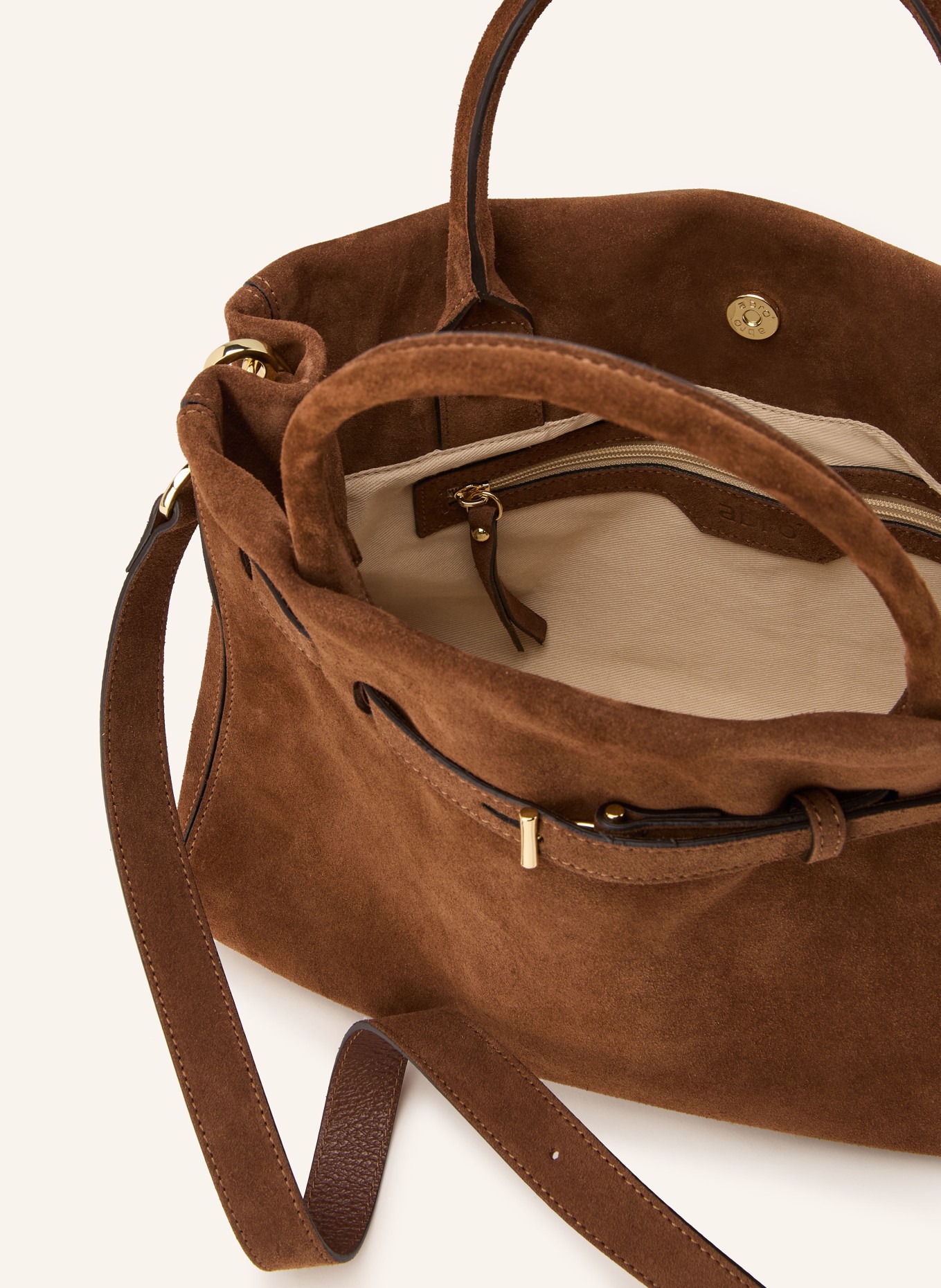 abro JILL MEDIUM handbag: BROWN