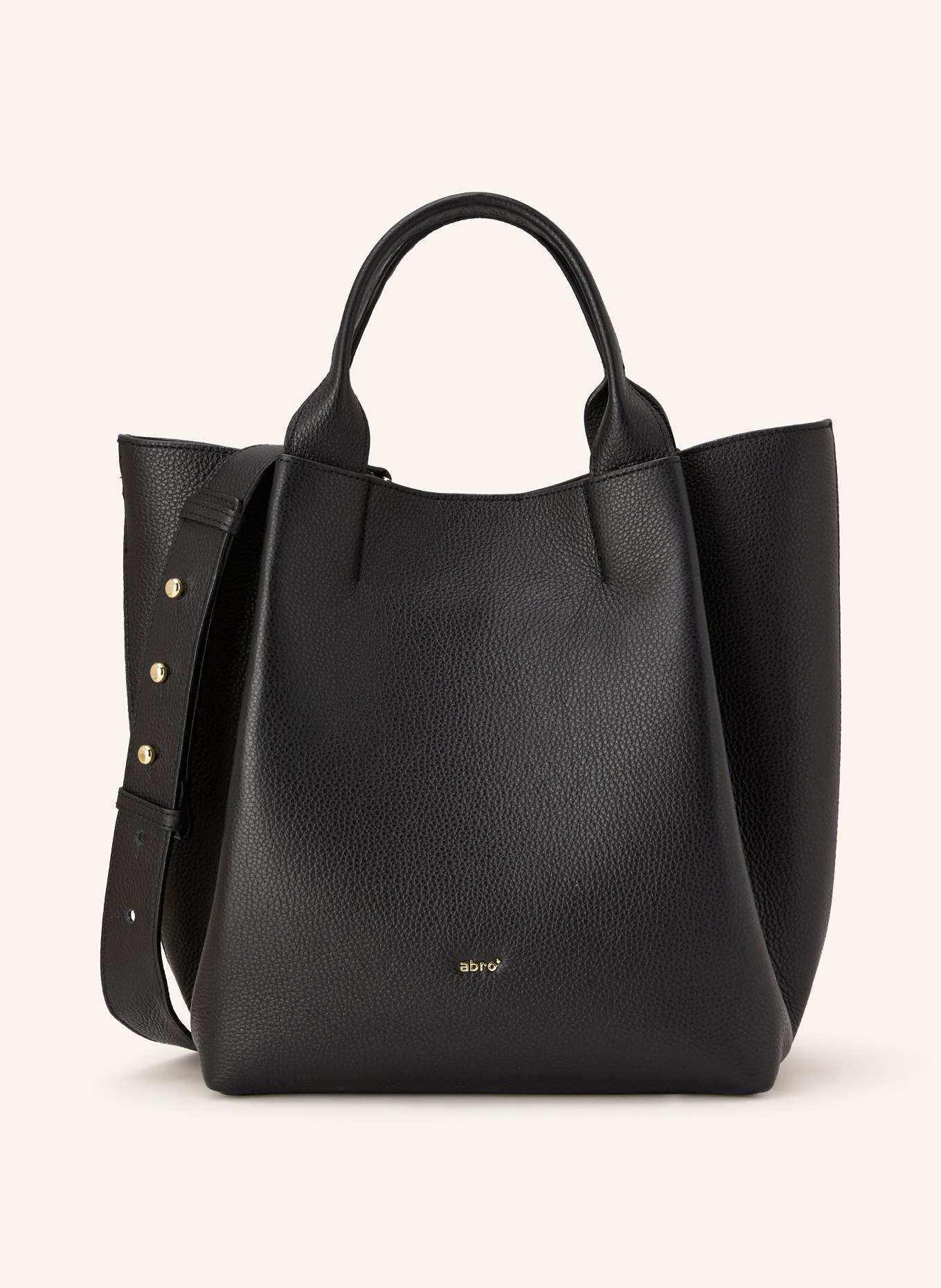 abro Torebka AGAVE z woreczkiem: CZARNY / ZŁOTY