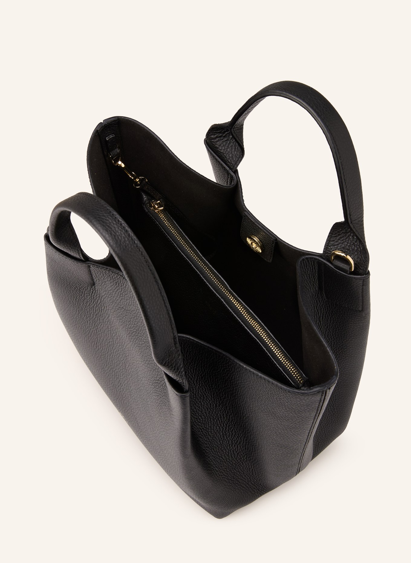 abro Torebka AGAVE z woreczkiem: CZARNY / ZŁOTY