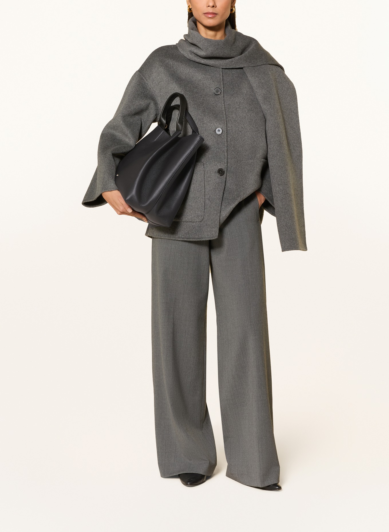 abro Sac à main AGAVE avec pochette: NOIR / OR