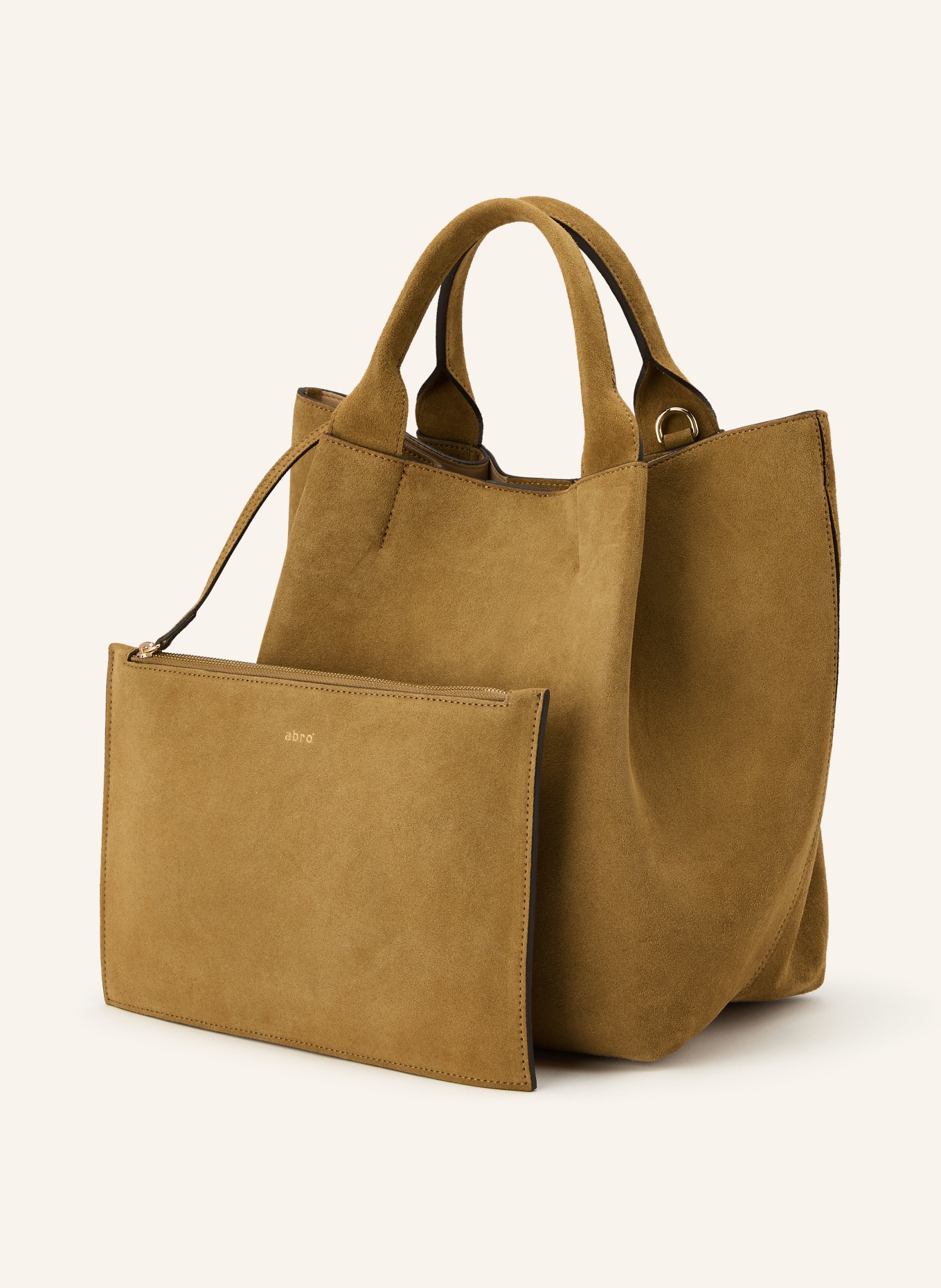abro Handtasche ESSENTIAL mit Pouch: KHAKI