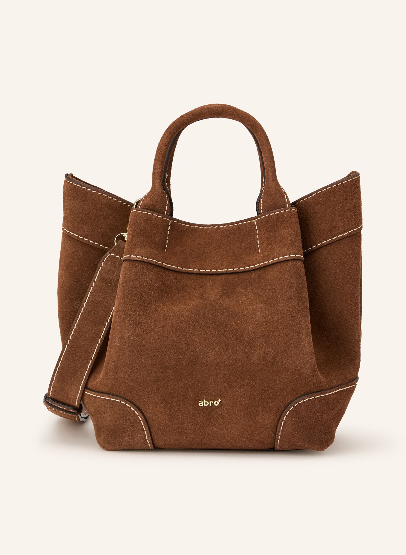abro ESSENTIAL SMALL handbag: BROWN