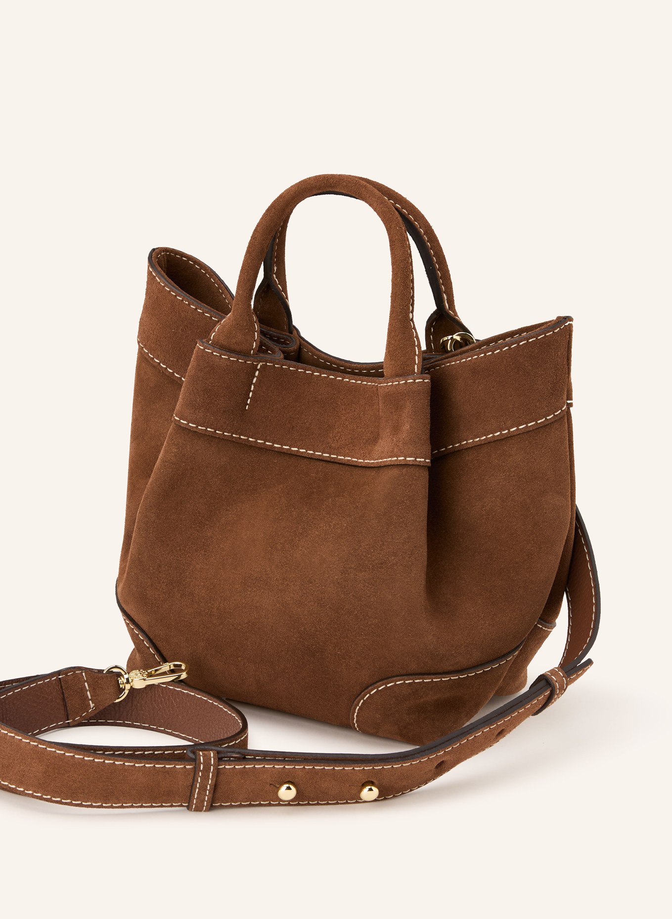abro ESSENTIAL SMALL handbag: BROWN