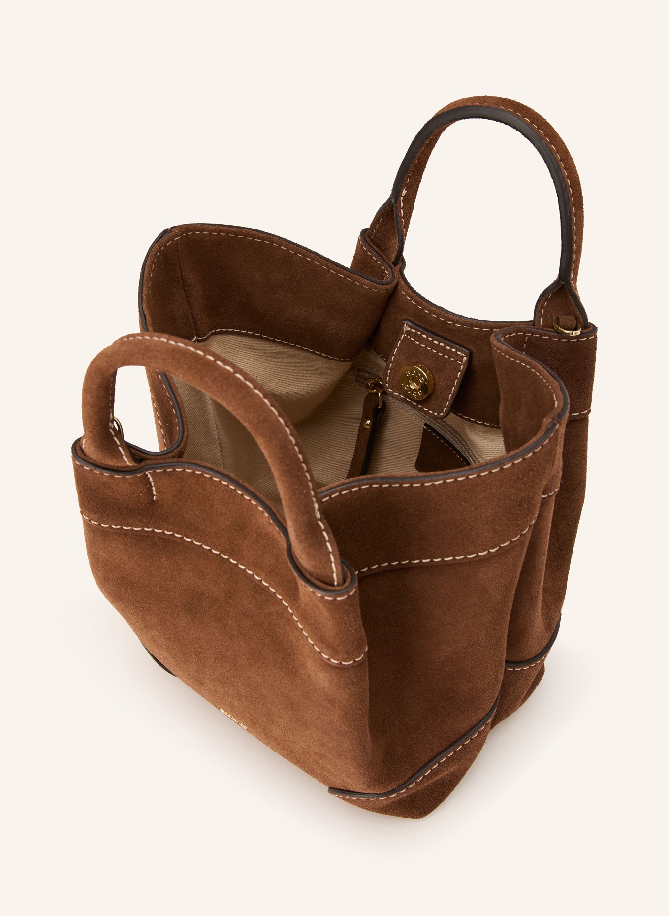 abro ESSENTIAL SMALL handbag: BROWN