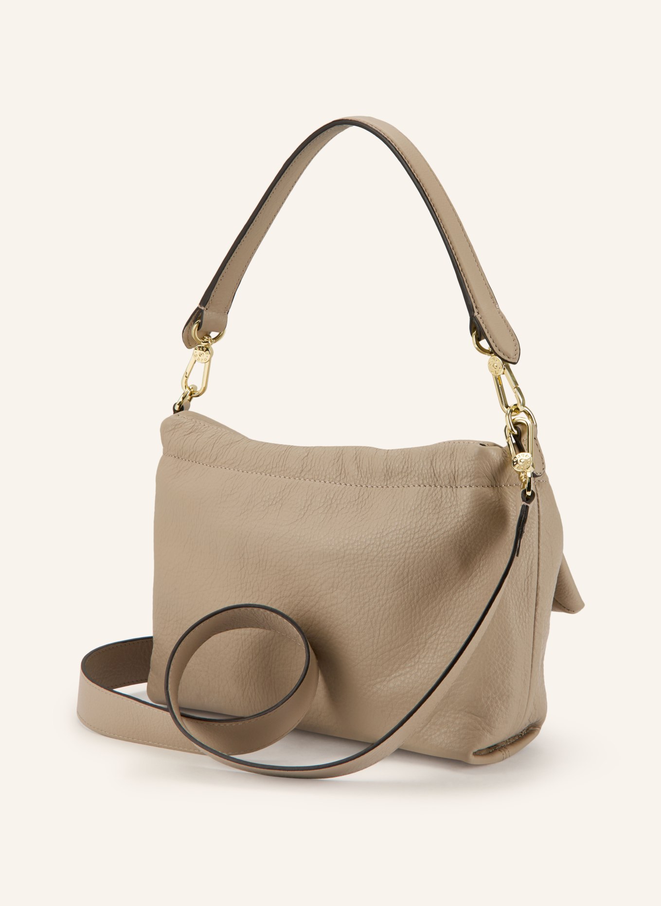 abro DELIA TEMI MEDIUM handbag: TAUPE