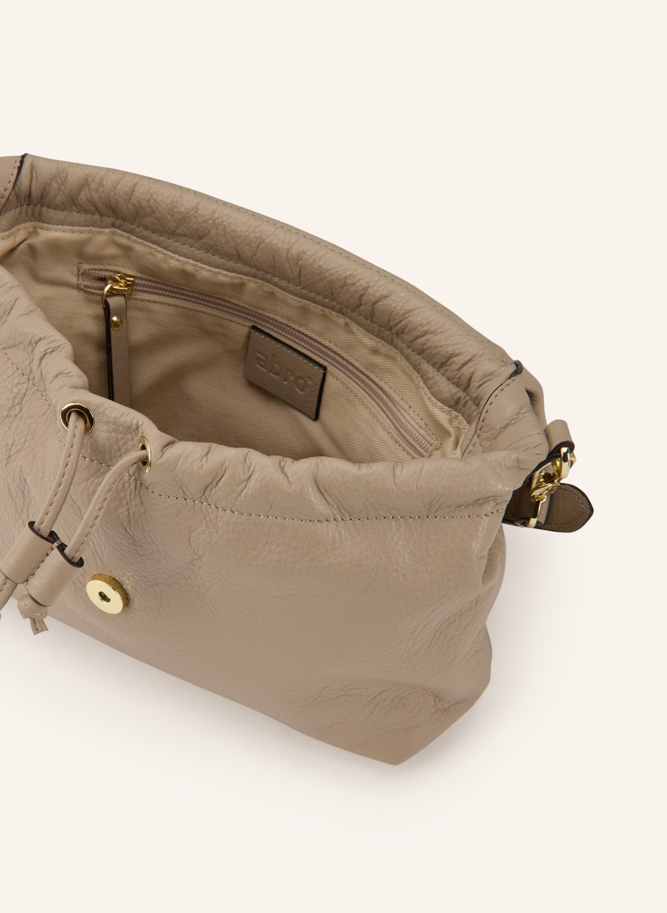 abro DELIA TEMI MEDIUM handbag: TAUPE