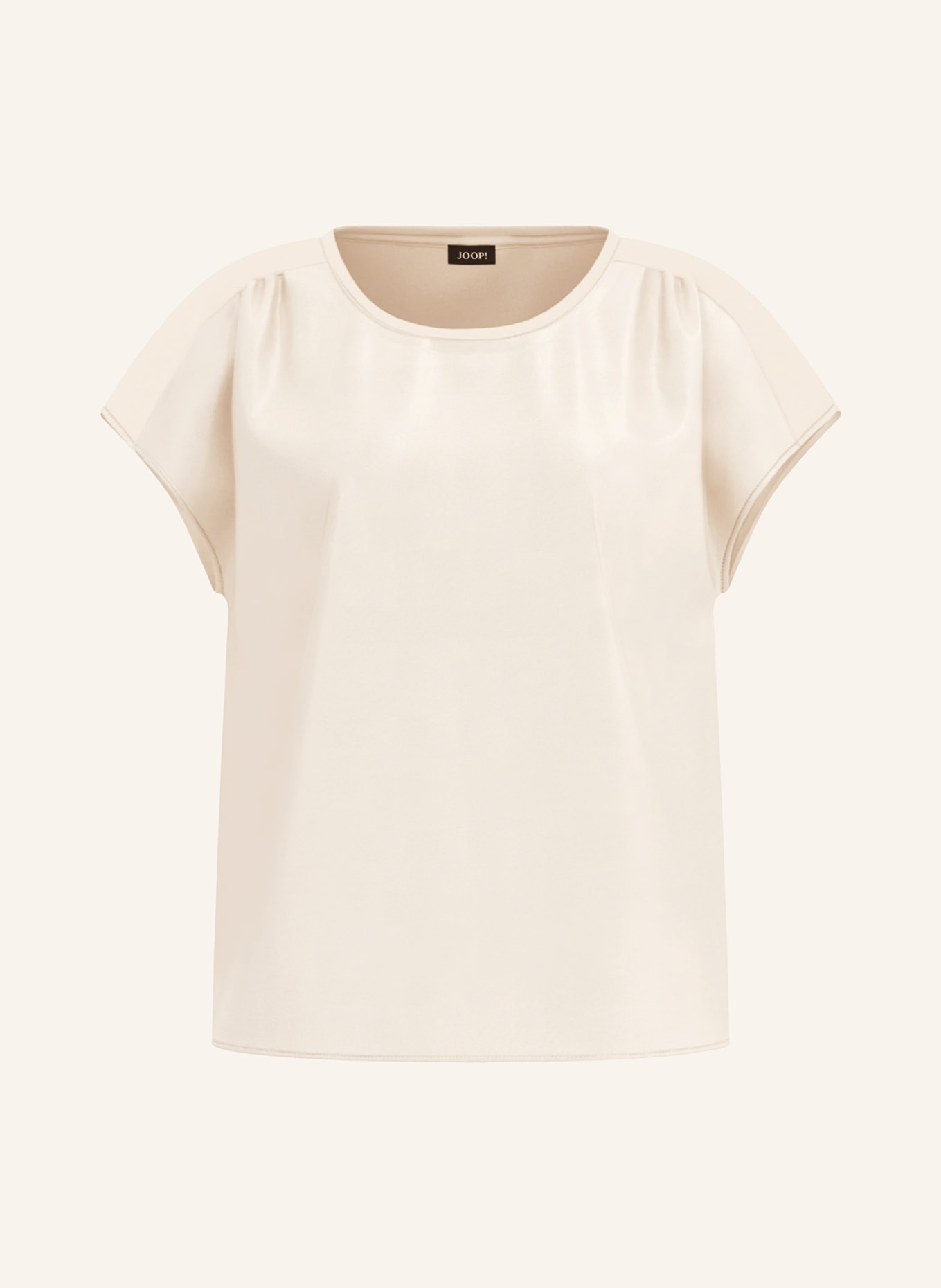 JOOP! Bluzka TANCY z mieszanki materiałów: JASNOŻÓŁTY