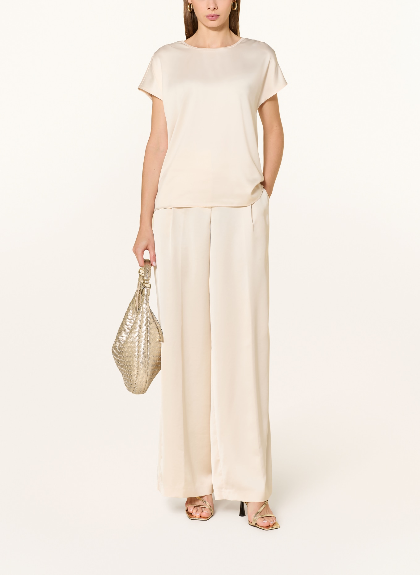 JOOP! Bluzka TANCY z mieszanki materiałów: JASNOŻÓŁTY