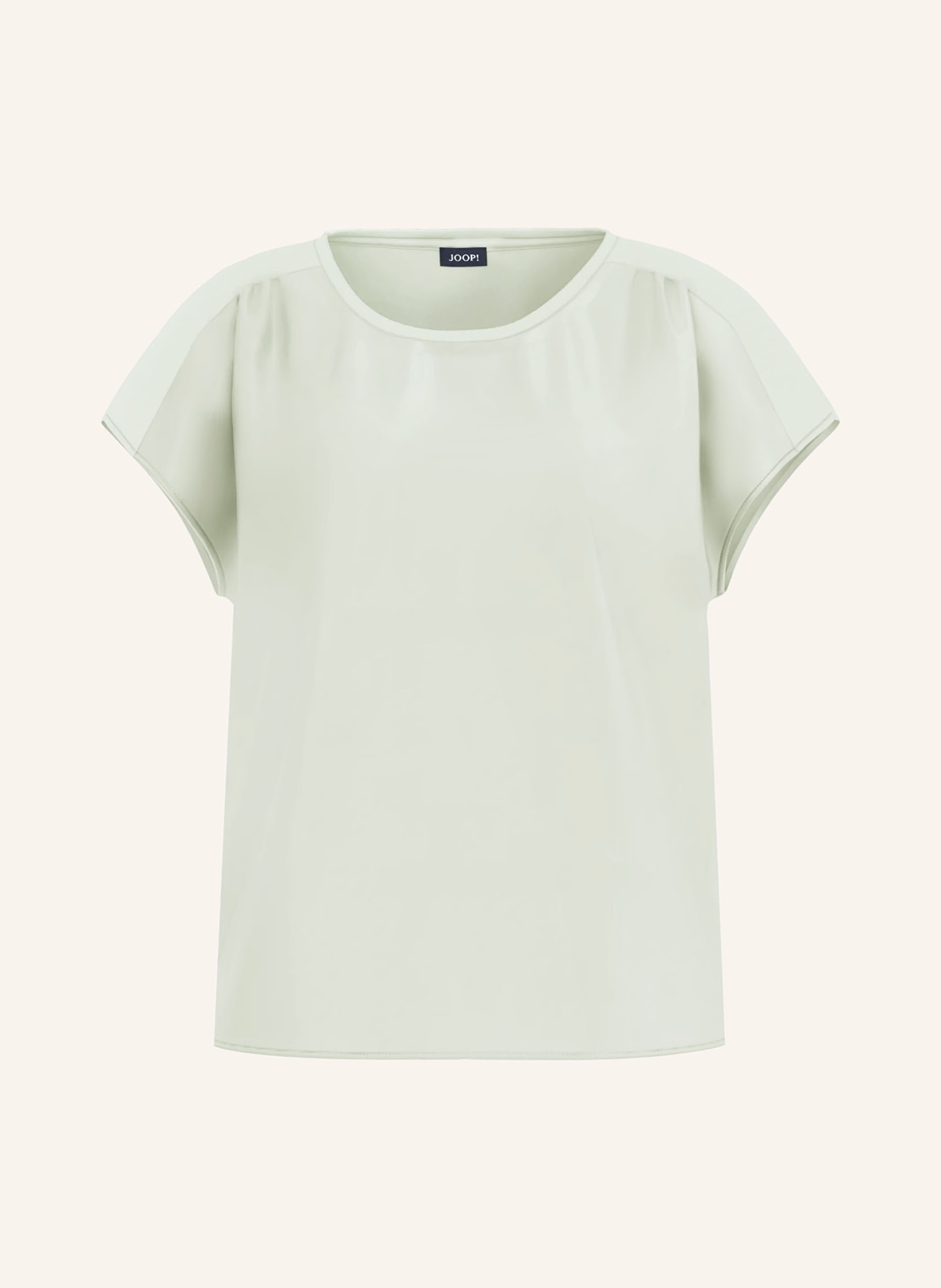 JOOP! Blůza TANCY z kombinace materiálů: TYRKYSOVÁ